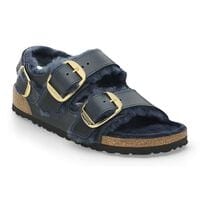 Milano Big Buckle Shearling Natural Leather Oiled