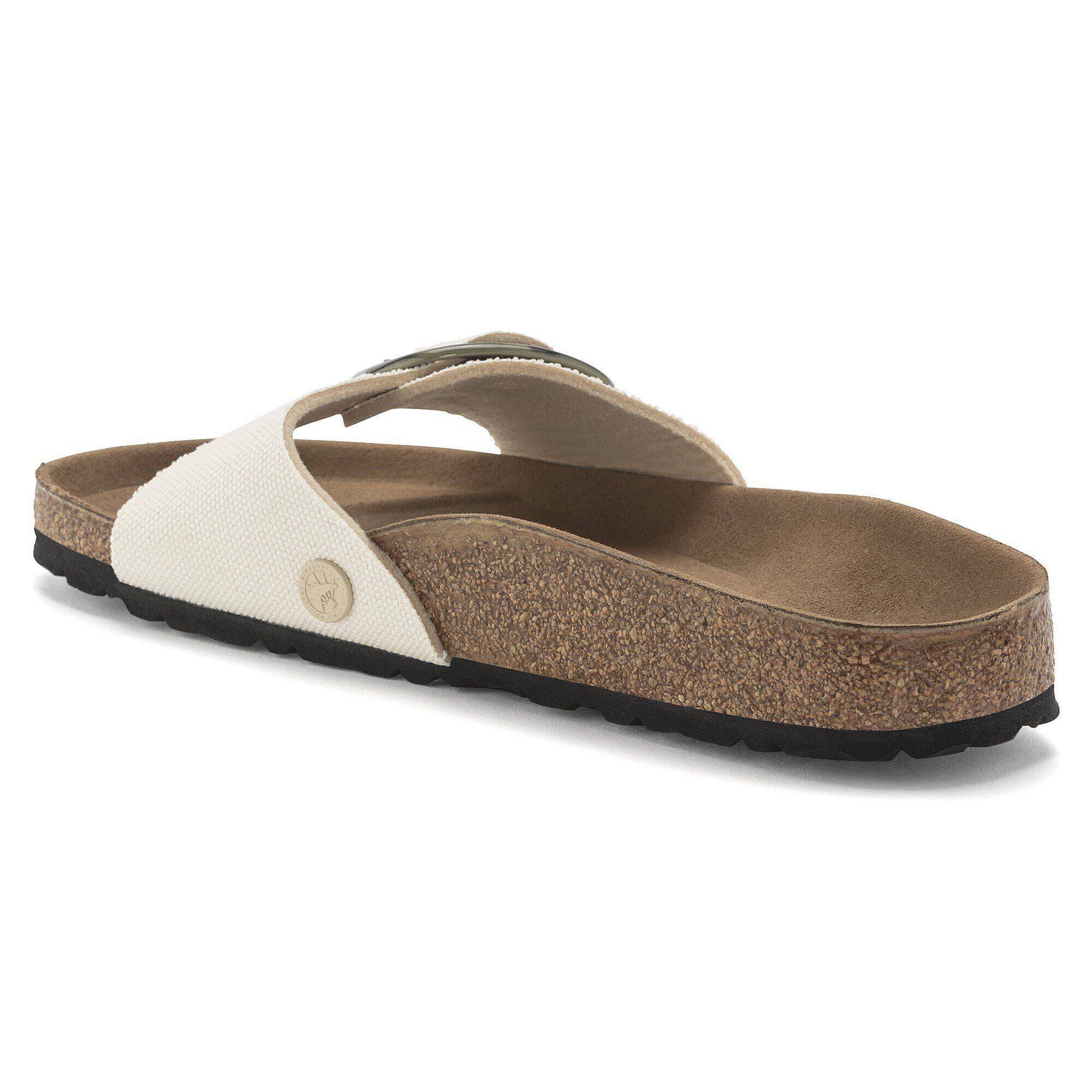 Madrid Vegan Big Buckle Textile Eggshell BIRKENSTOCK