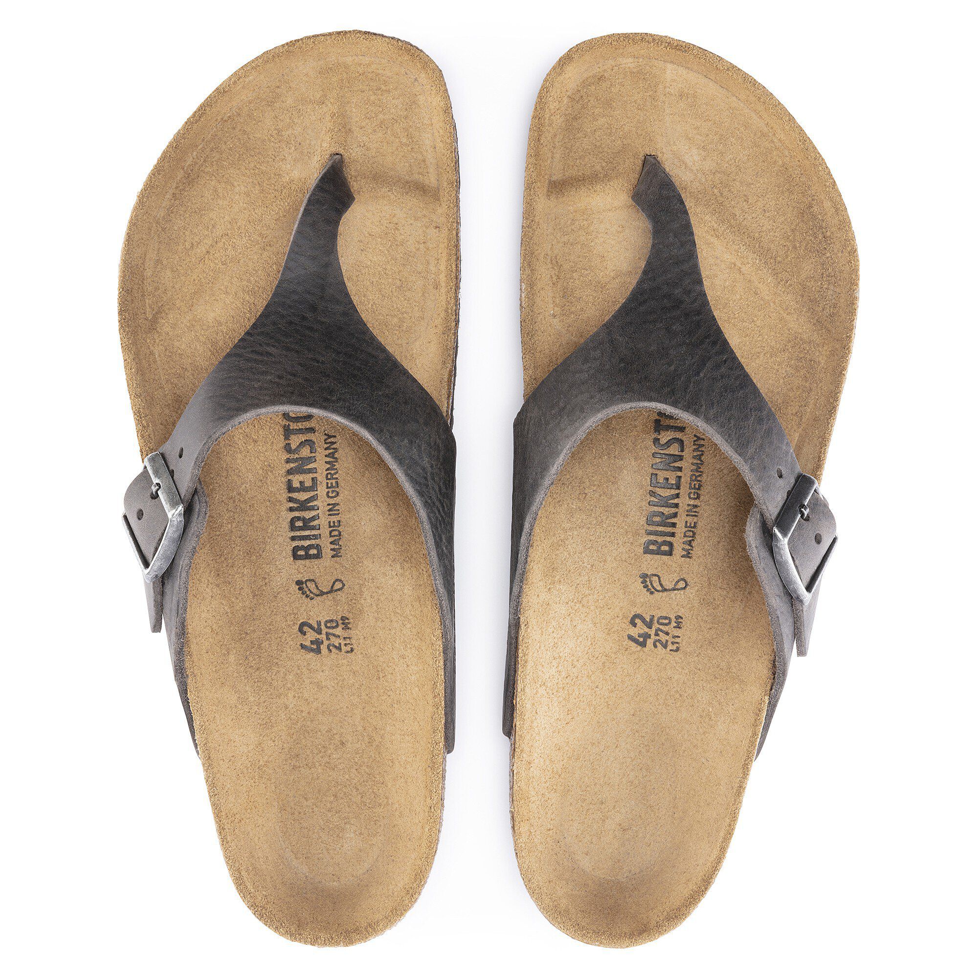 Como Nubuck Leather Camberra Iron