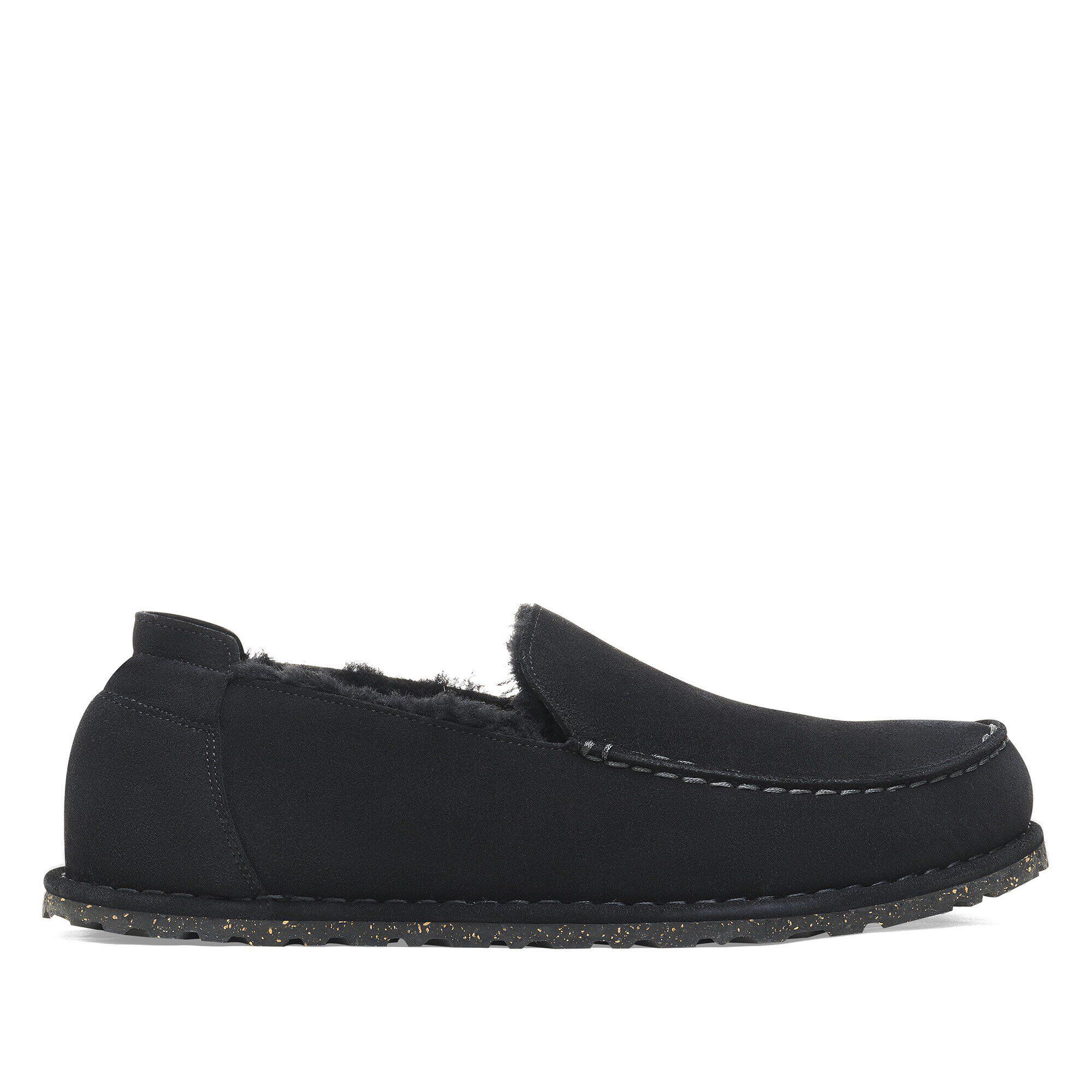 Utti Shearling Suede Leather Black | BIRKENSTOCK
