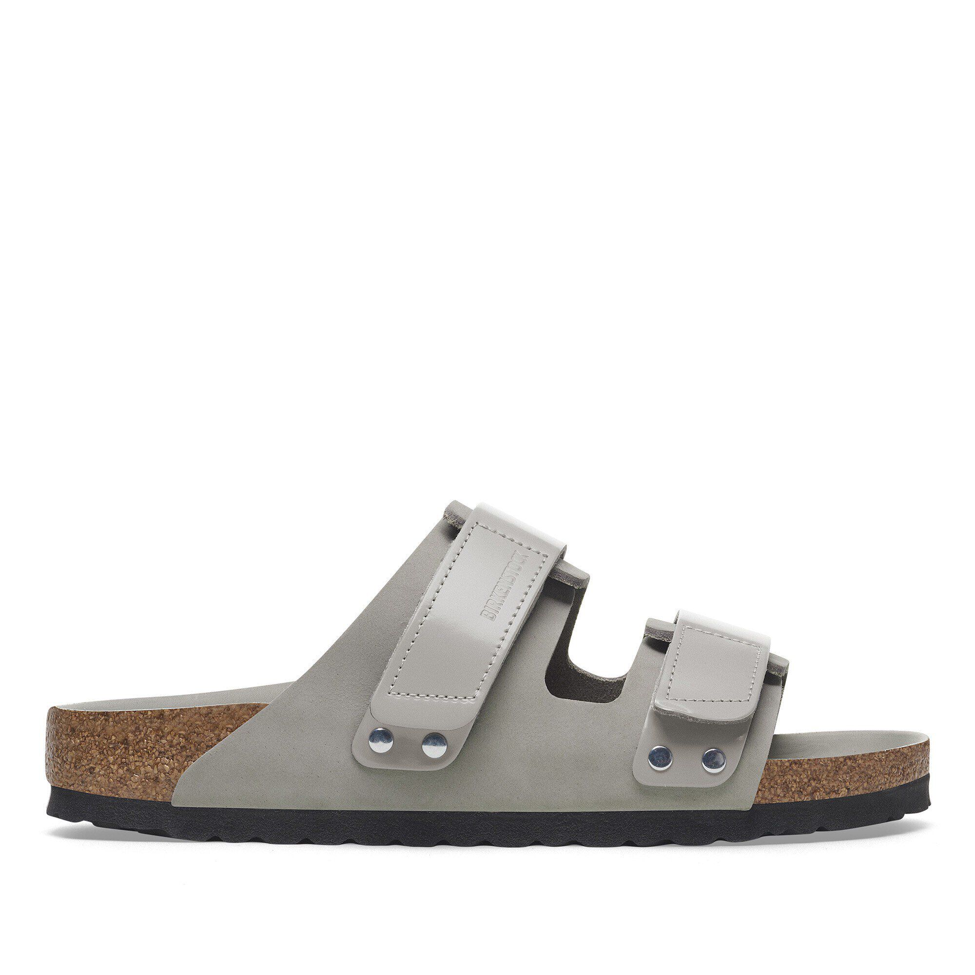 ユキエ Uji Nubuck Leather High Shine Stone Coin | BIRKENSTOCK