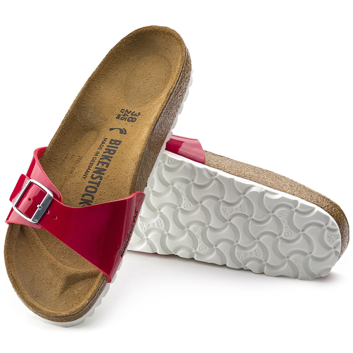 red patent madrid birkenstocks