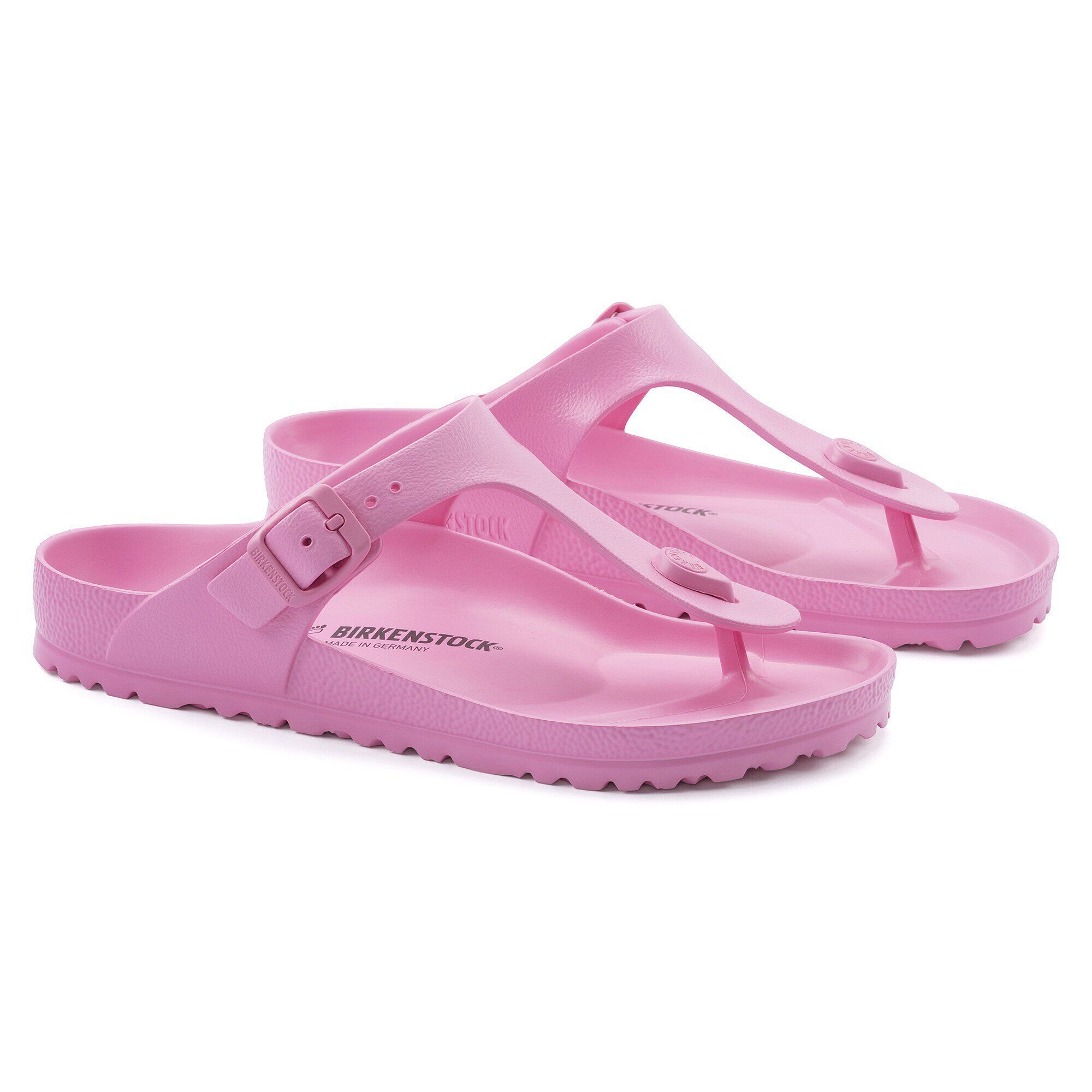 Pink gizeh birkenstocks on sale
