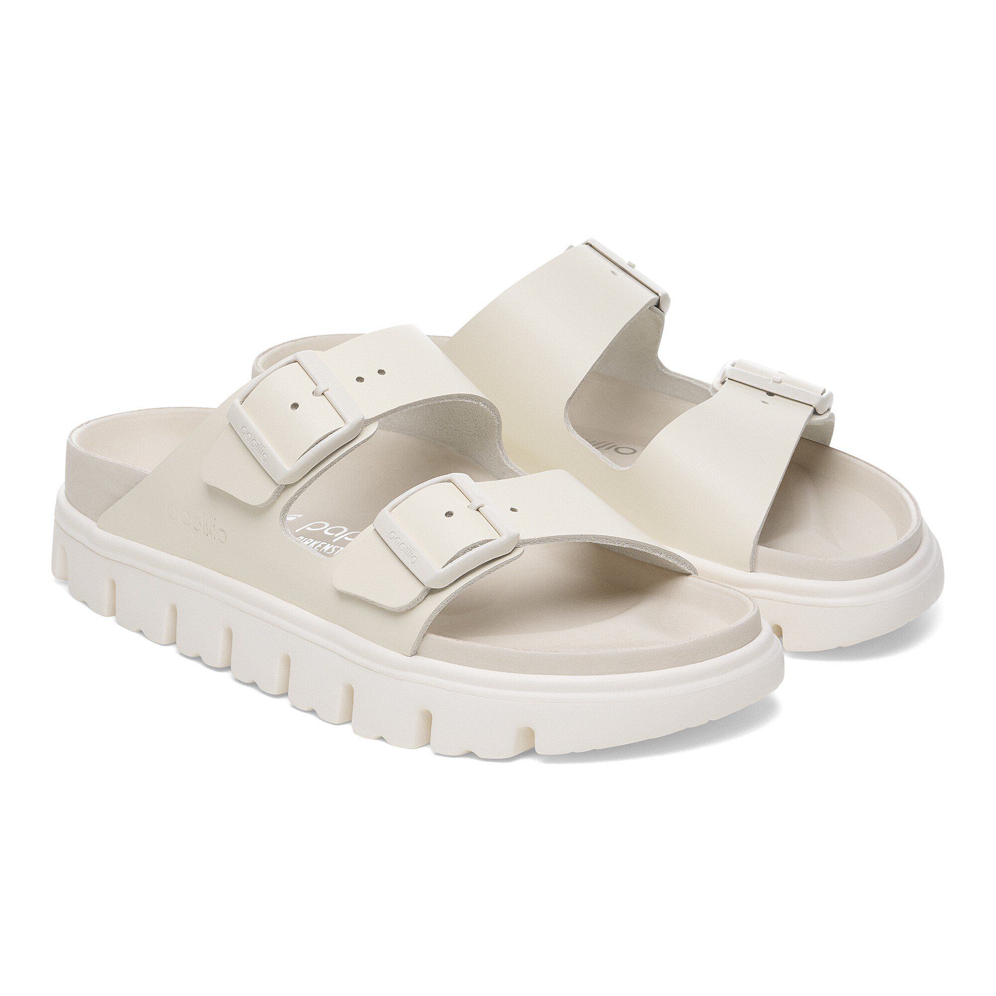 送料無料 通販  Arizona Chunky BIRKENSTOCK | Eggshell Leather 靴