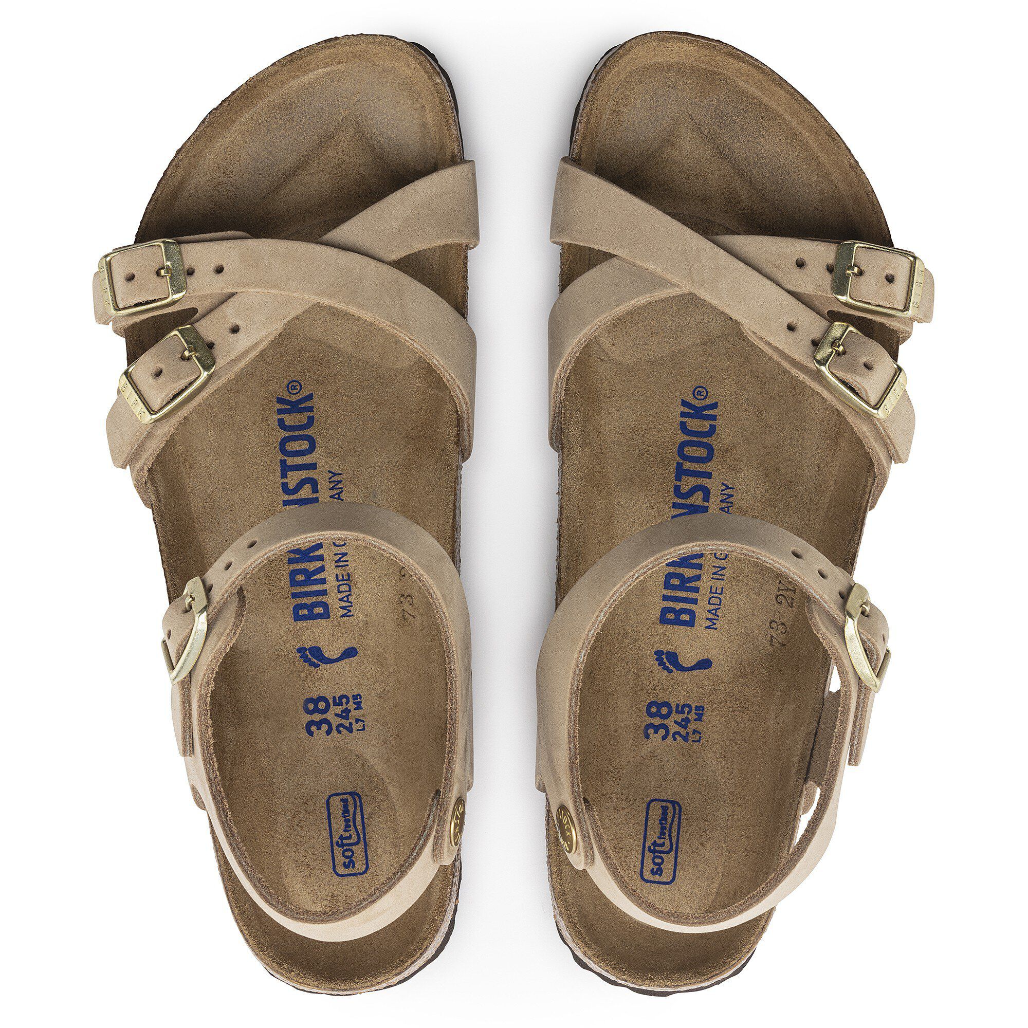 Kumba Soft Footbed Nubuck Leather Sandcastle BIRKENSTOCK