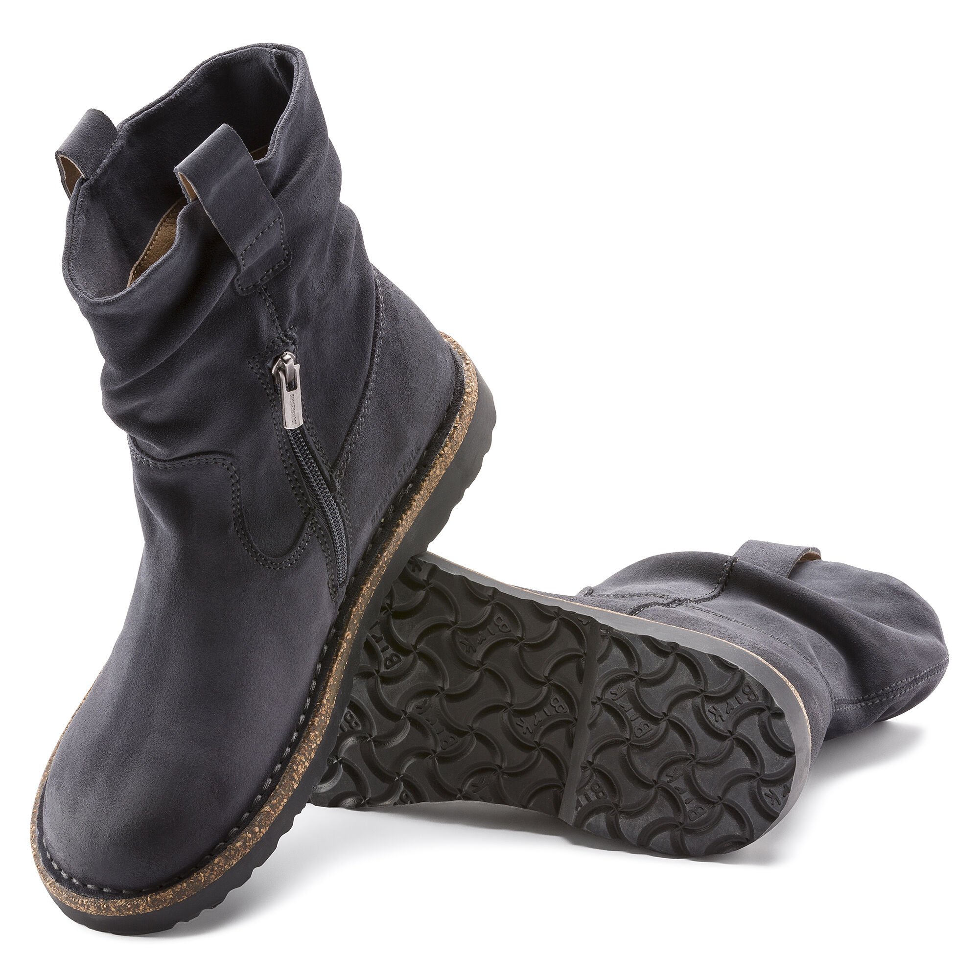 Luton Suede Leather Graphite Hydrophobic