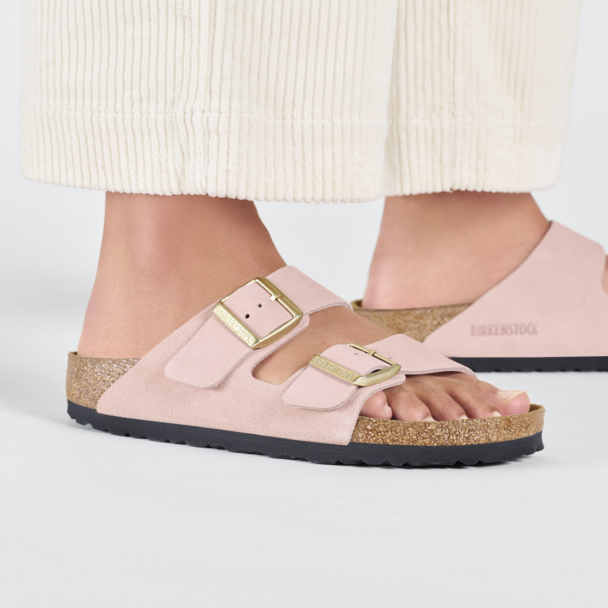 Rose gold birkenstocks arizona sale