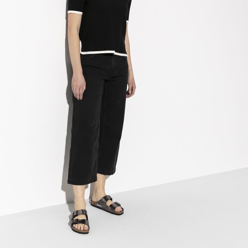 Birko-Flor Metallic Stones Black | BIRKENSTOCK