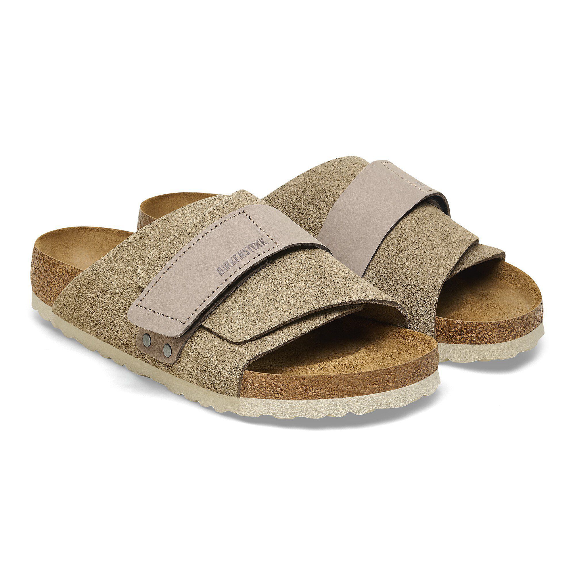 驚きの安さ Kyoto BIRKENSTOCK | Taupe Leather Nubuck-Suede 靴