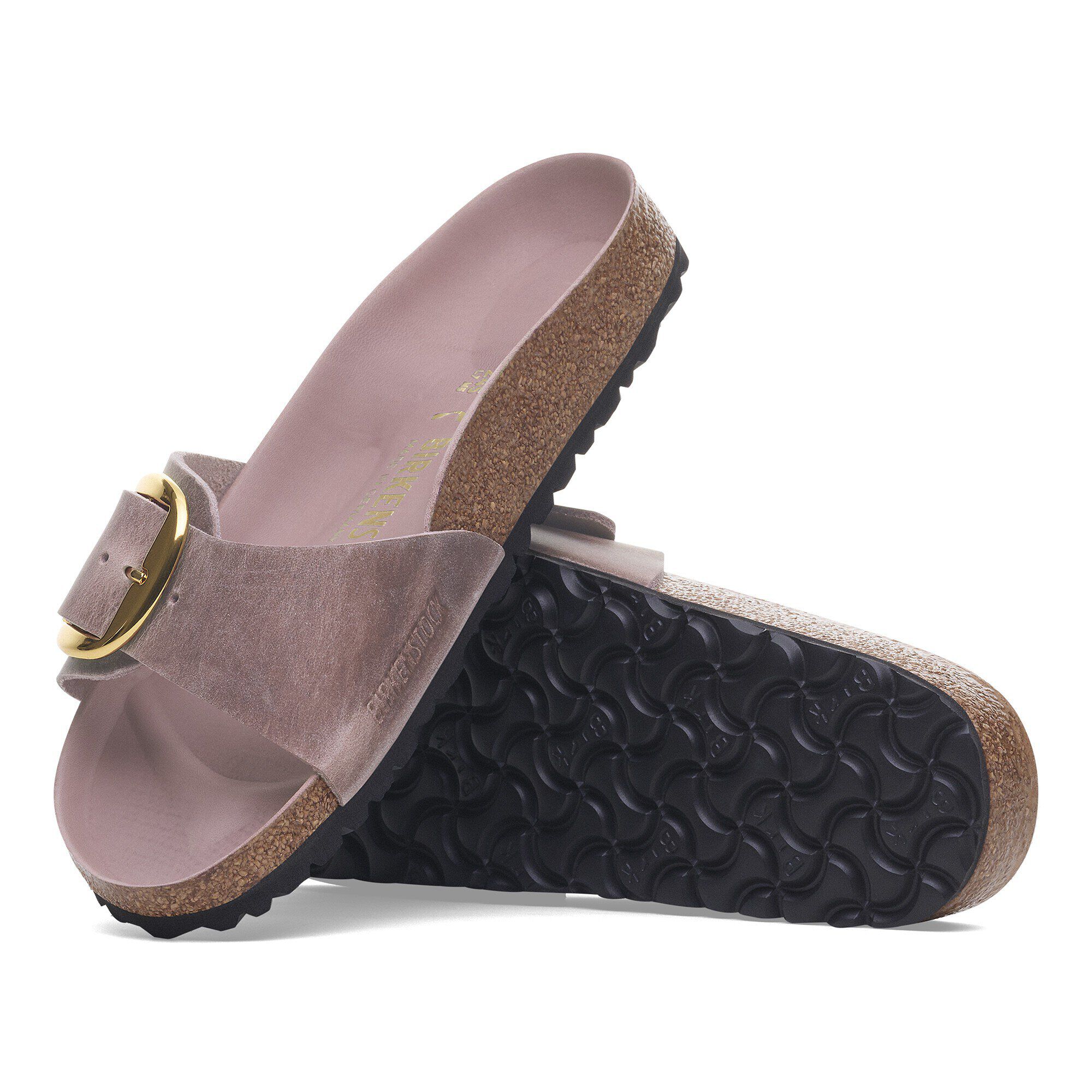 Madrid Big Buckle Oiled Leather Lavender | BIRKENSTOCK