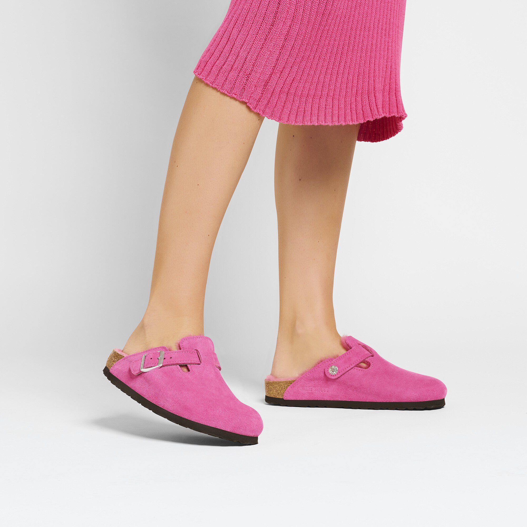 Birkenstock boston 2024 pink