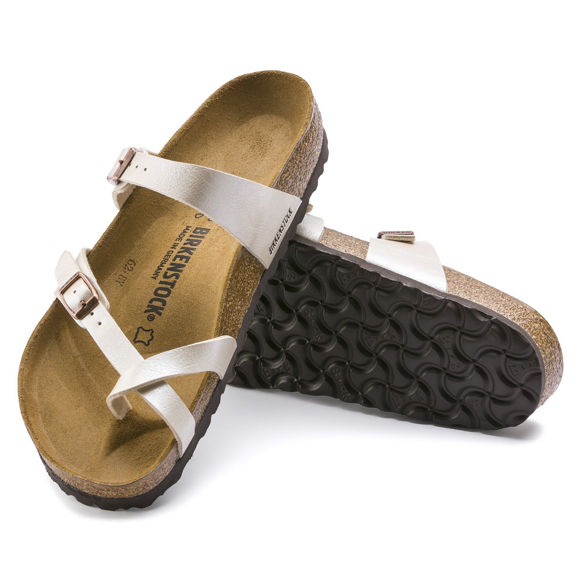 Birkenstock graceful online pearl white