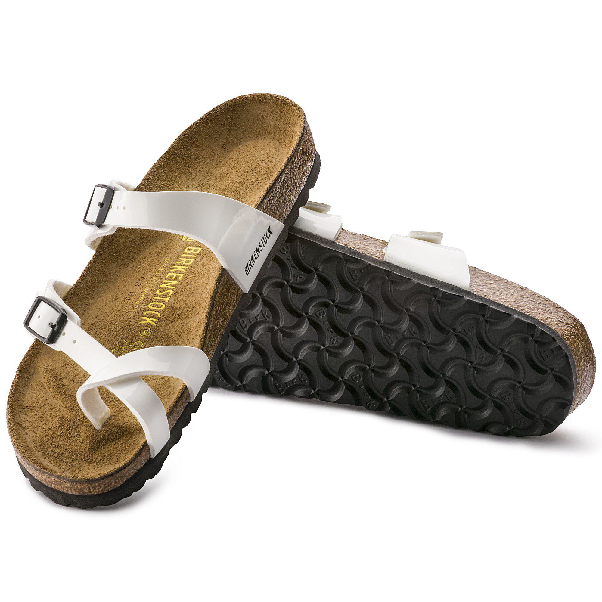 Birkenstock mayari hotsell white patent