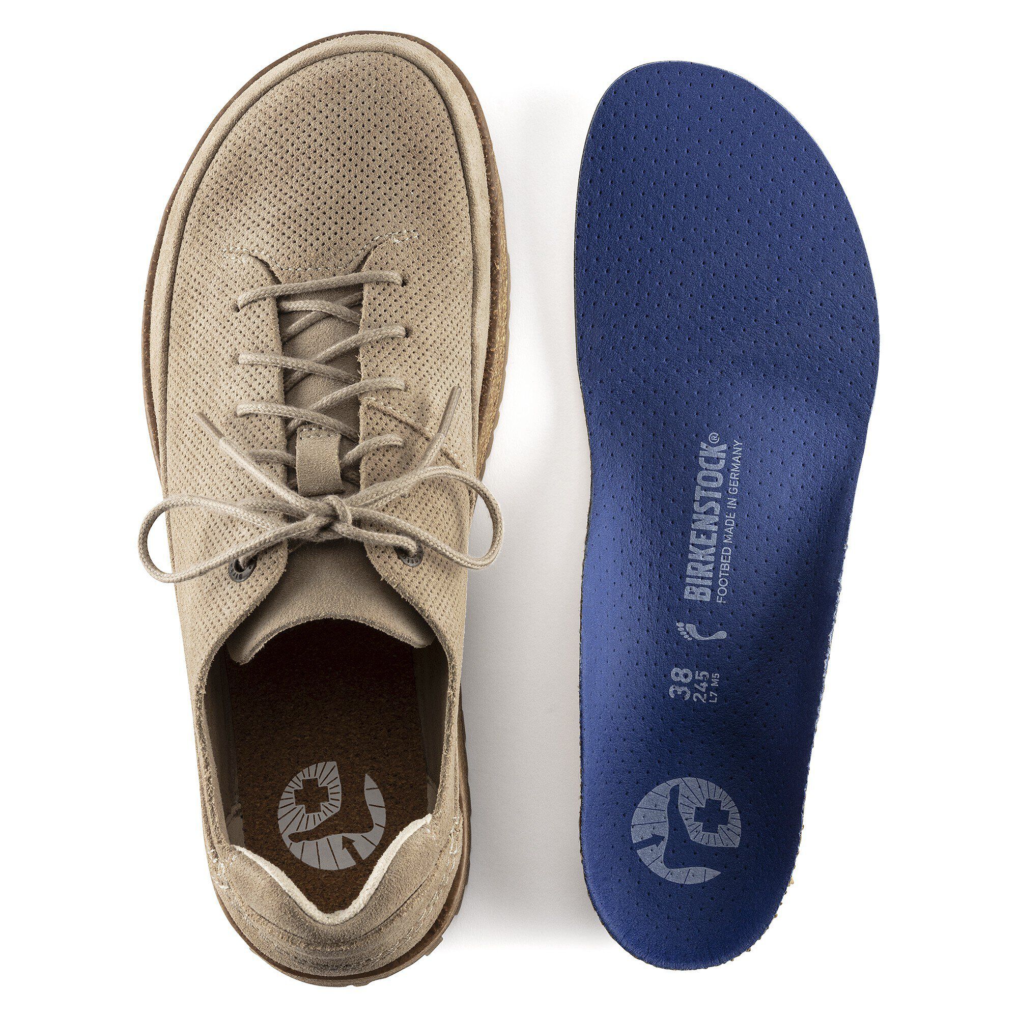 Honnef Light Suede Leather Sandcastle | BIRKENSTOCK