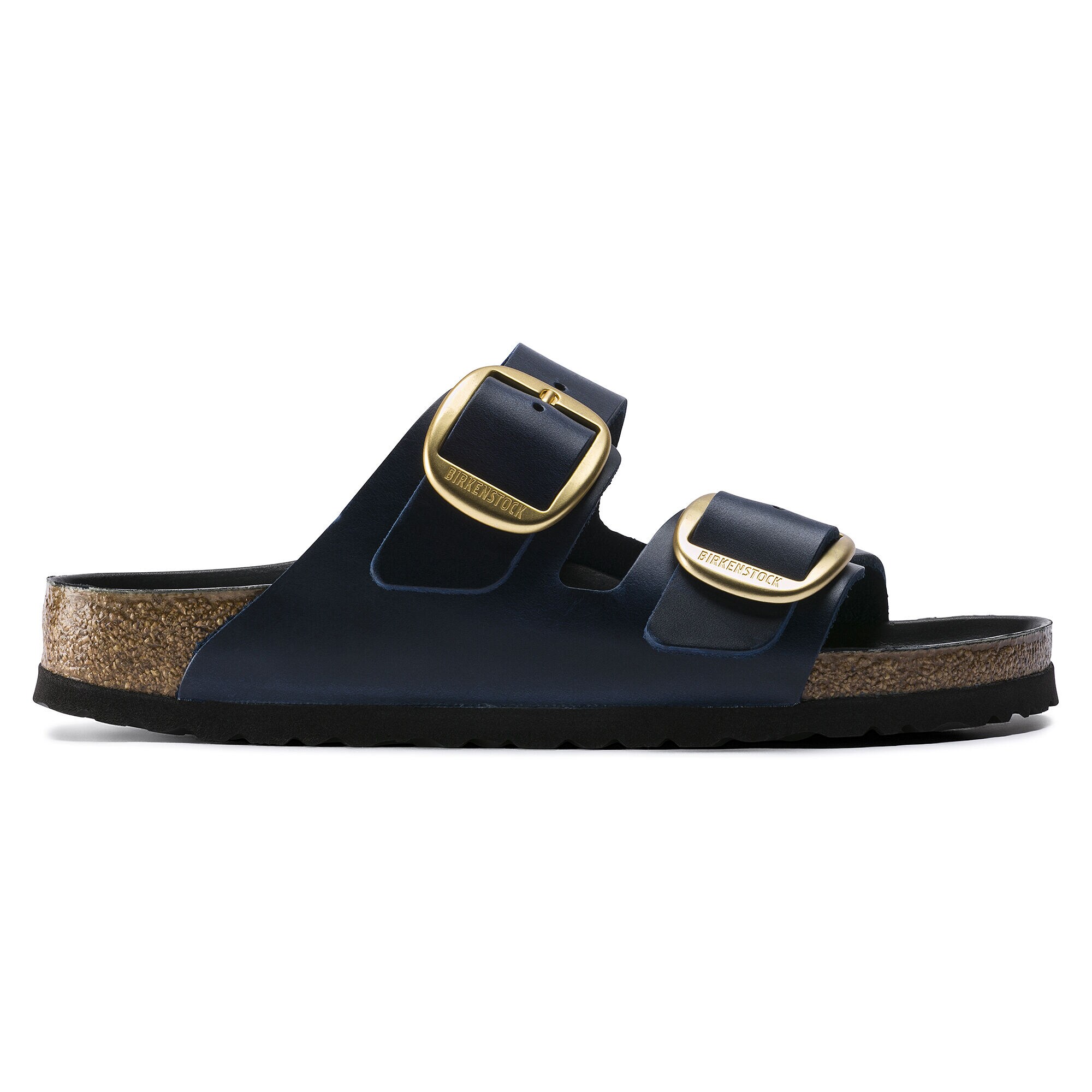 Arizona Big Buckle Oiled Leather Blue BIRKENSTOCK