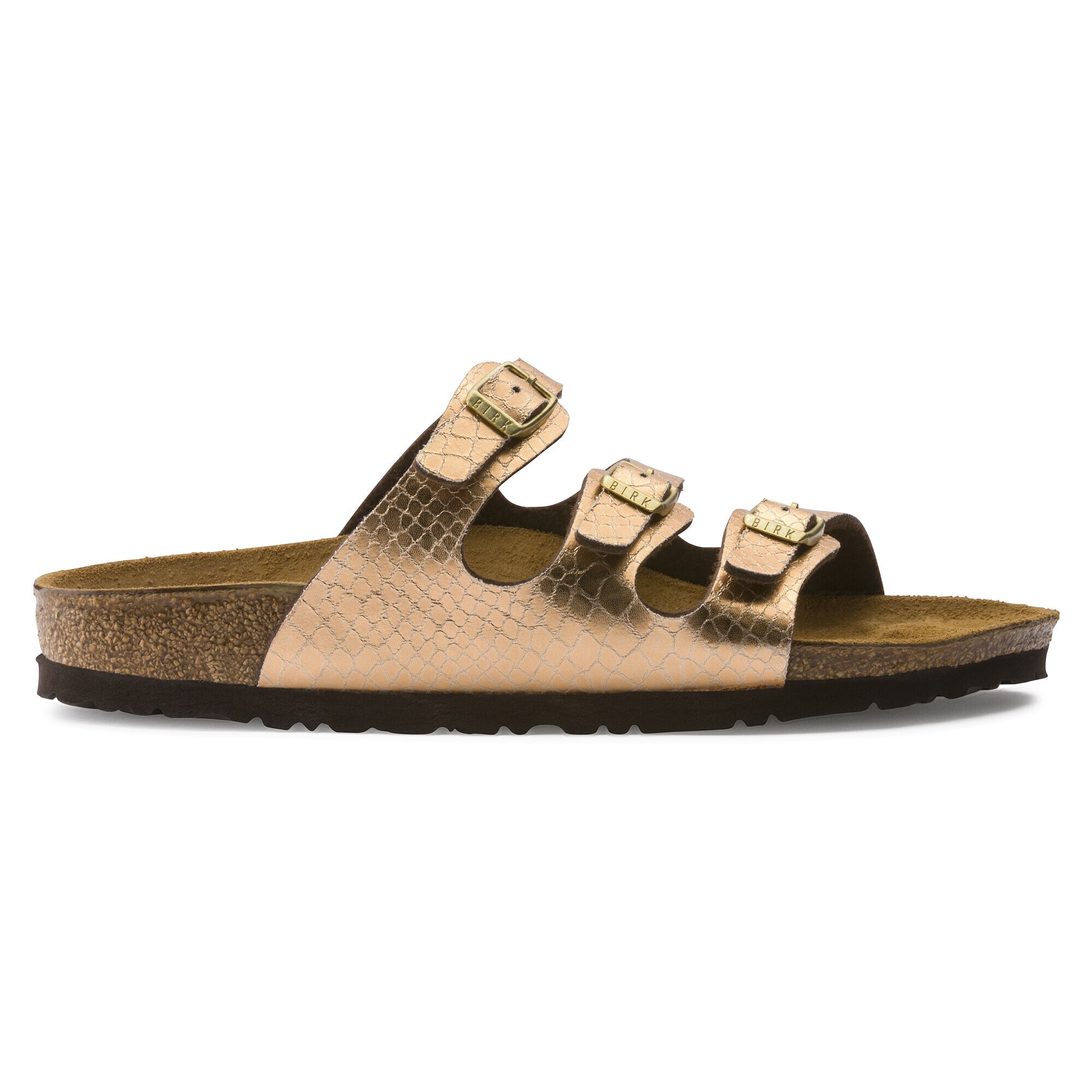 Birkenstock florida rose gold on sale