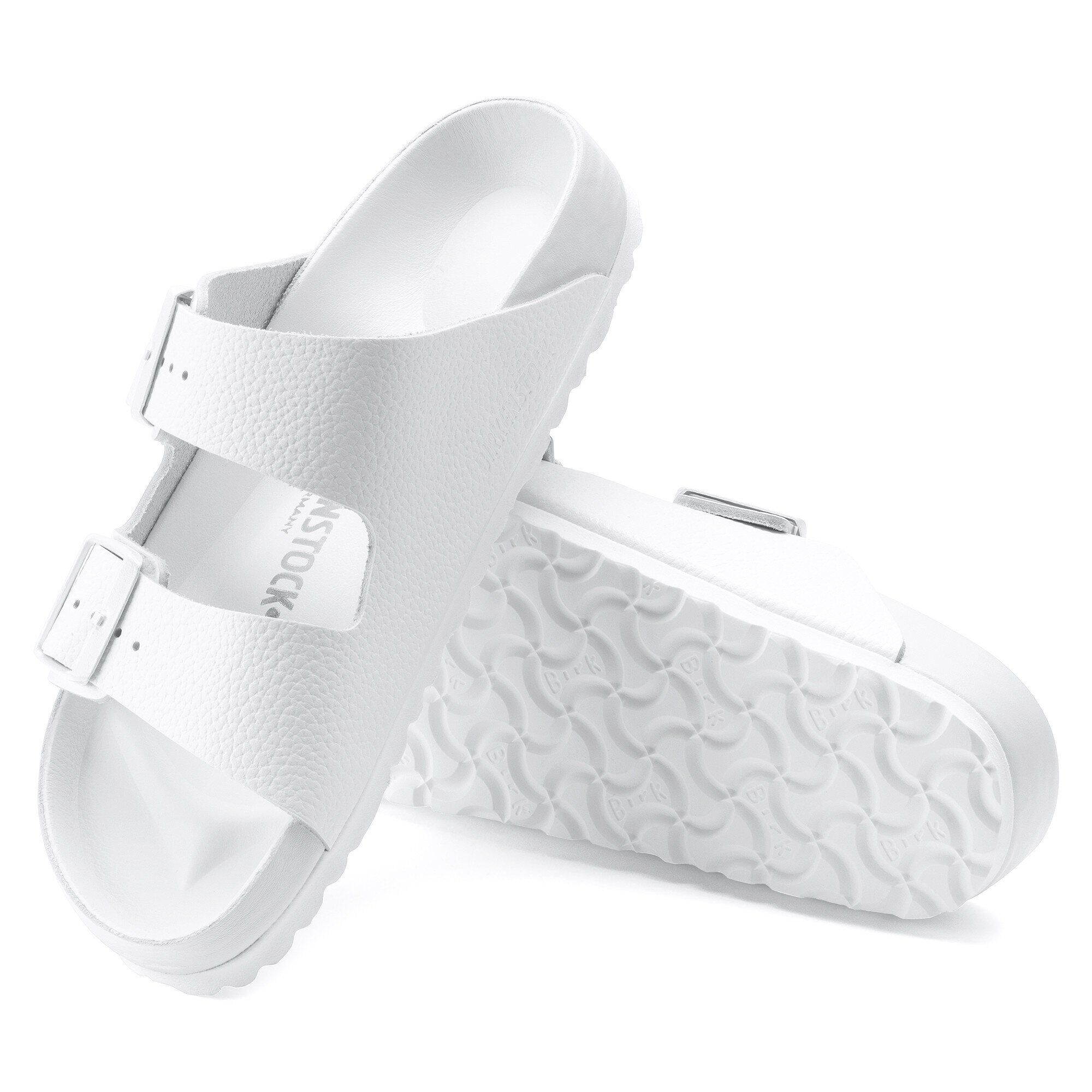 Plain new arrivals white birkenstocks