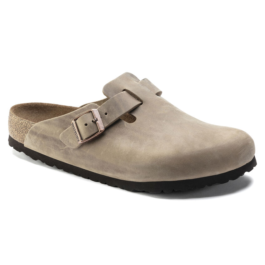 Boston Footbed Oiled Leather Tobacco Brown |