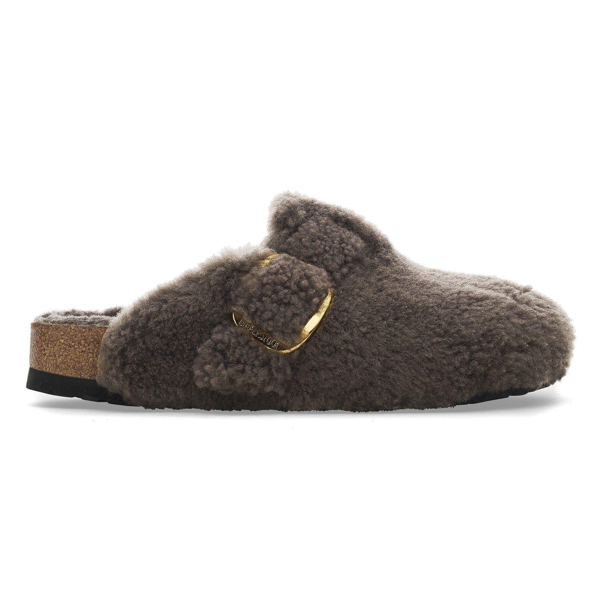 Boston Big Buckle Shearling Concrete Gray | BIRKENSTOCK Boston Big Buckle Shearling Concrete Gray | BIRKENSTOCK