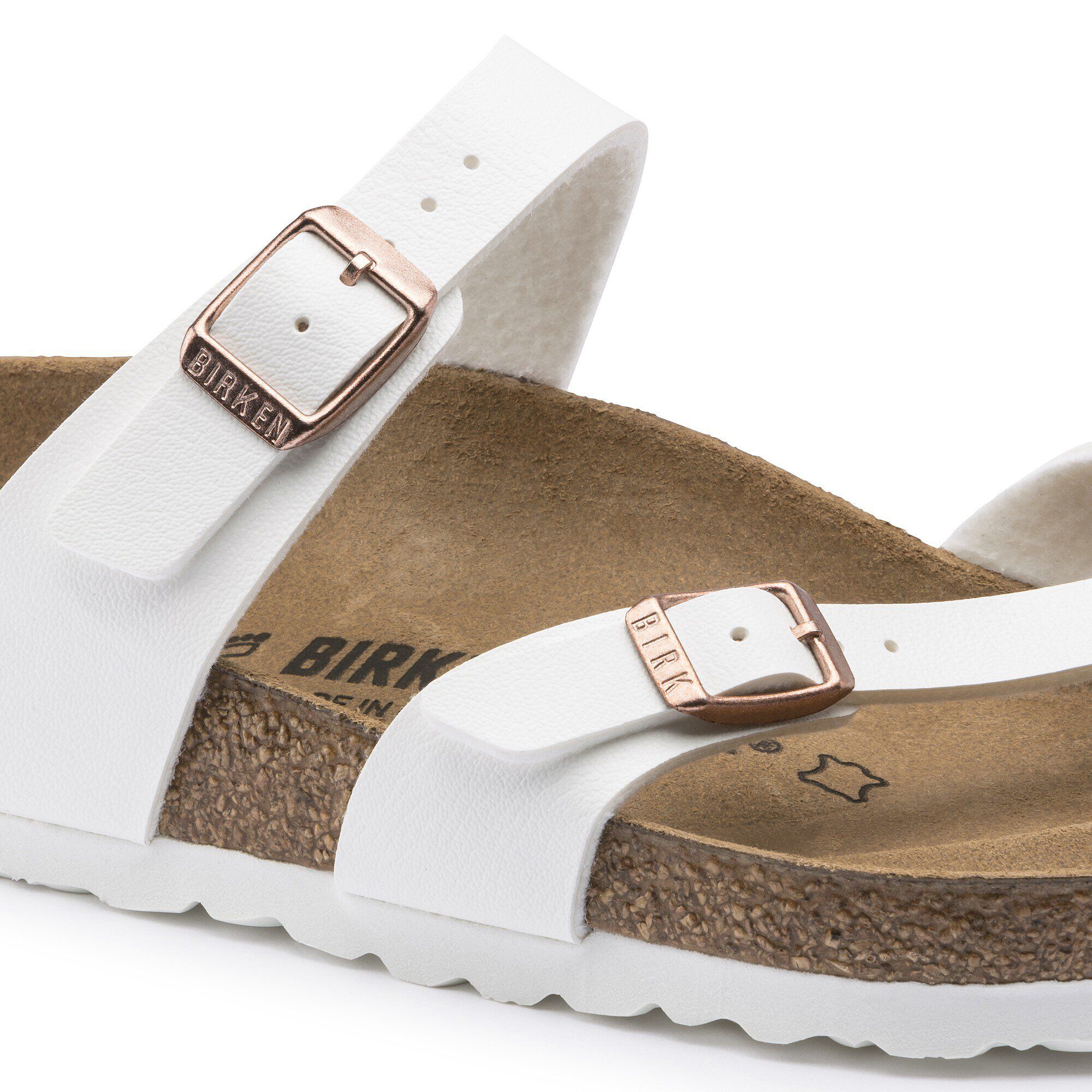 White birkenstock mayari cheap