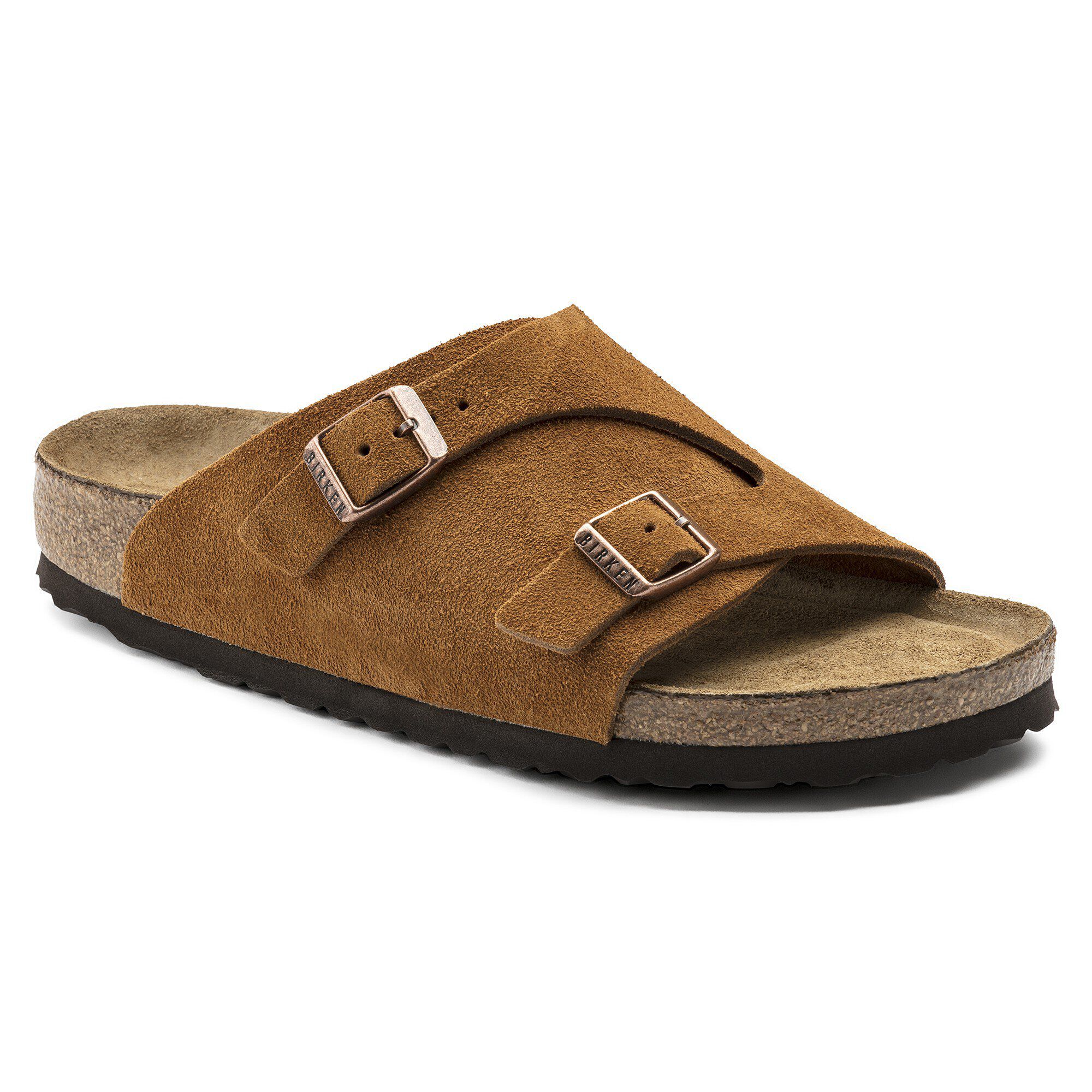 Zürich Suede Leather Soft Footbed Mink