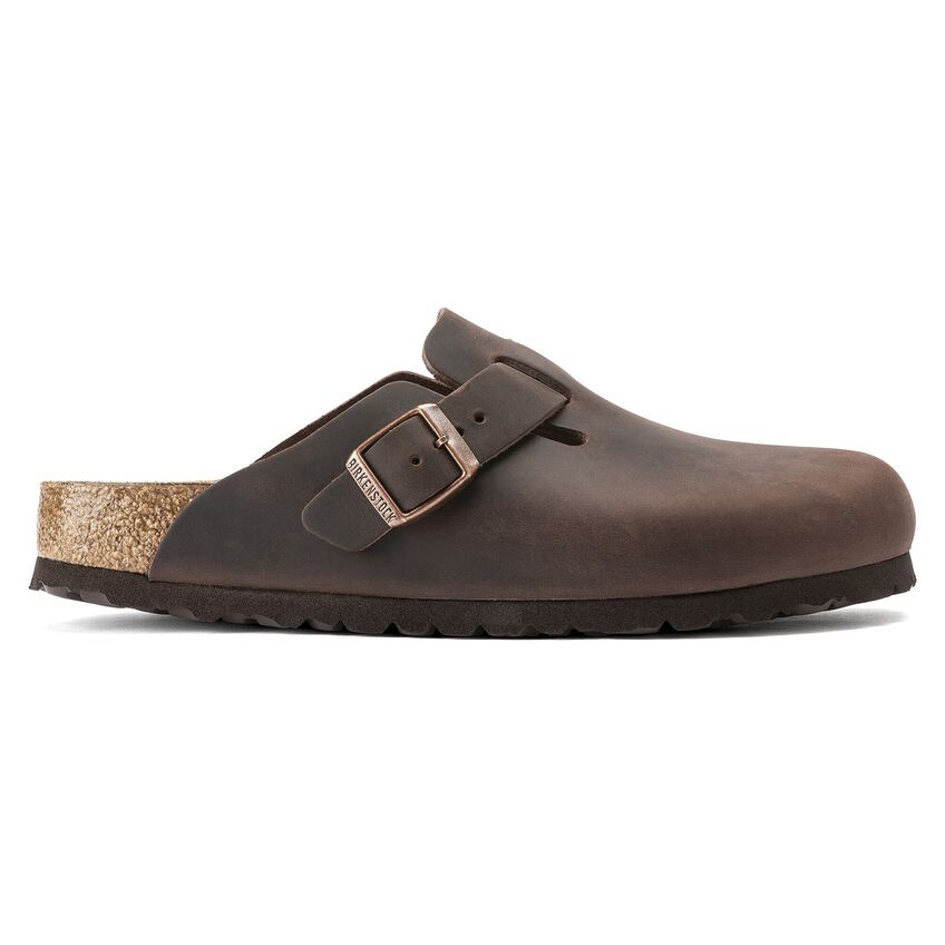 Birkenstock Boston Oiled Leather (Habana Brown)