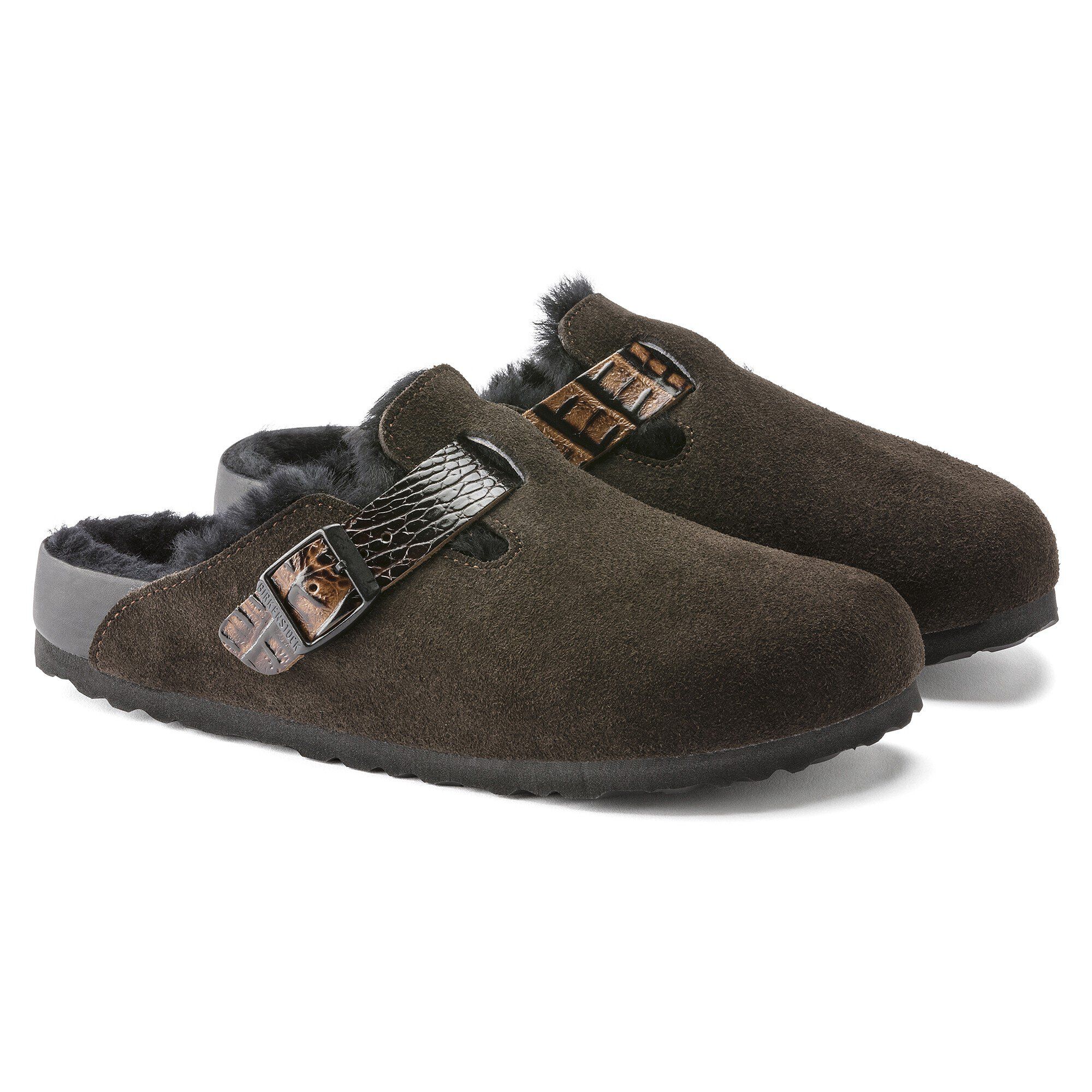 Birkenstock boston mocca on sale