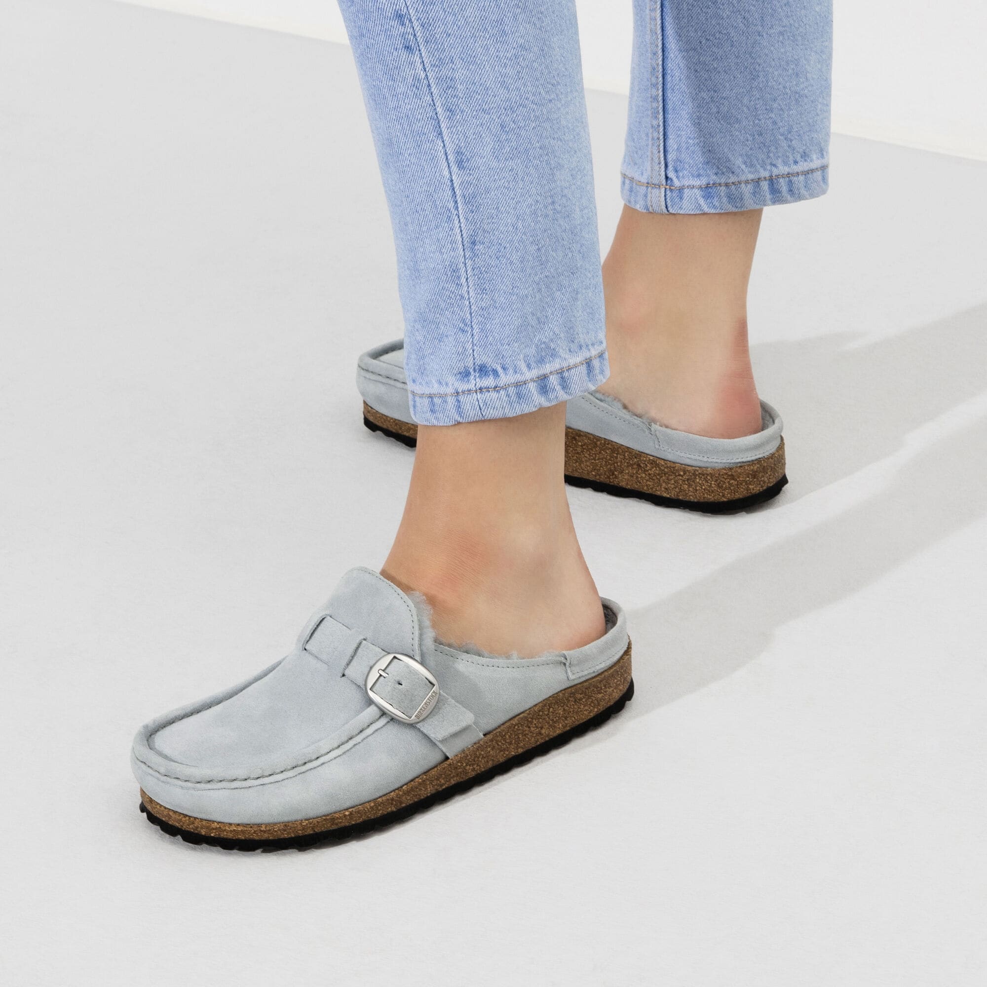 Birkenstock buckley shearling mule sales