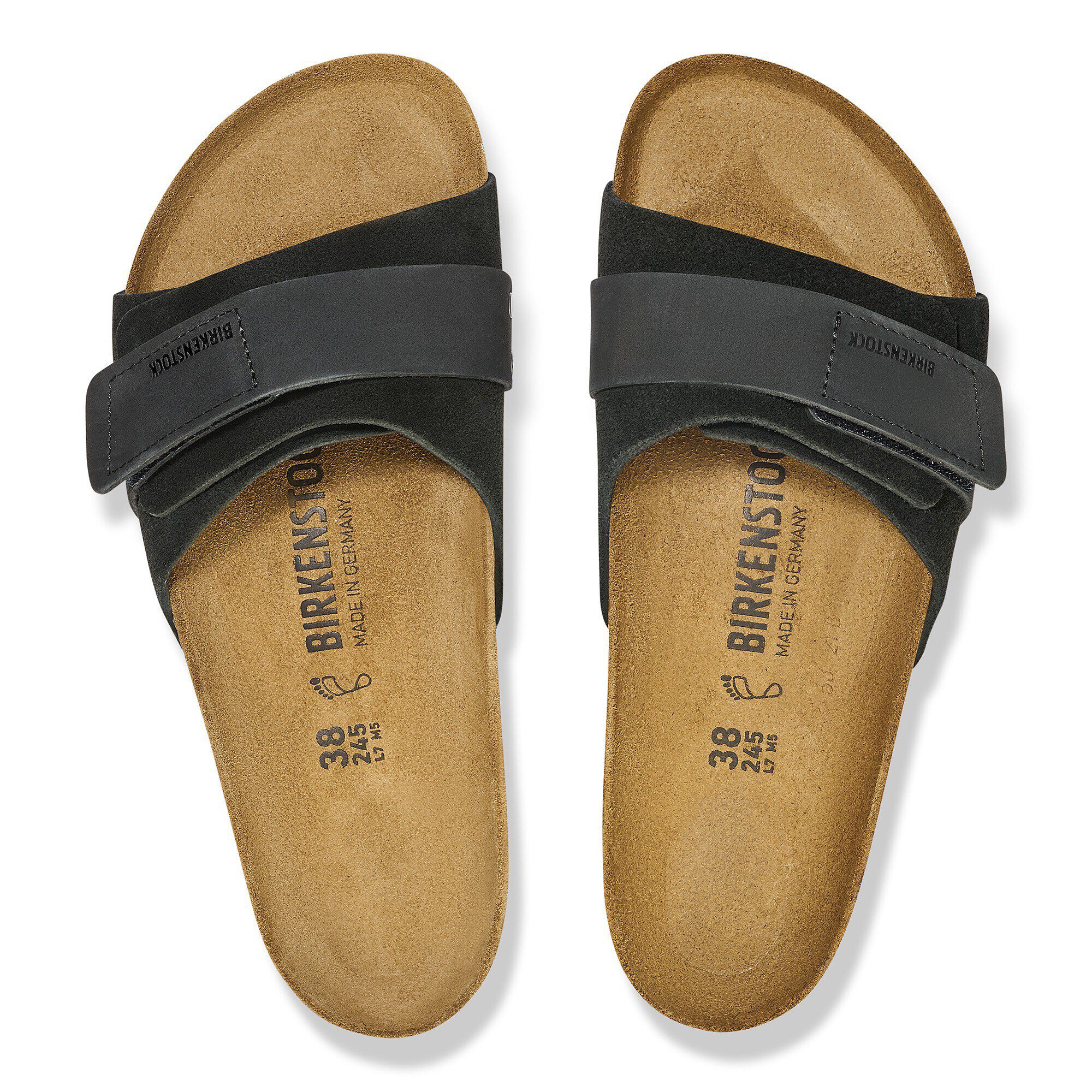 Oita Suede Leather Black | BIRKENSTOCK