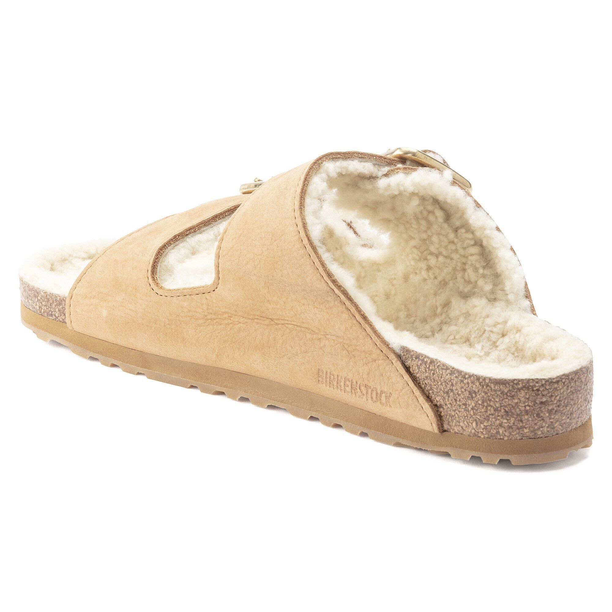 Birkenstock arizona shearling best sale beige