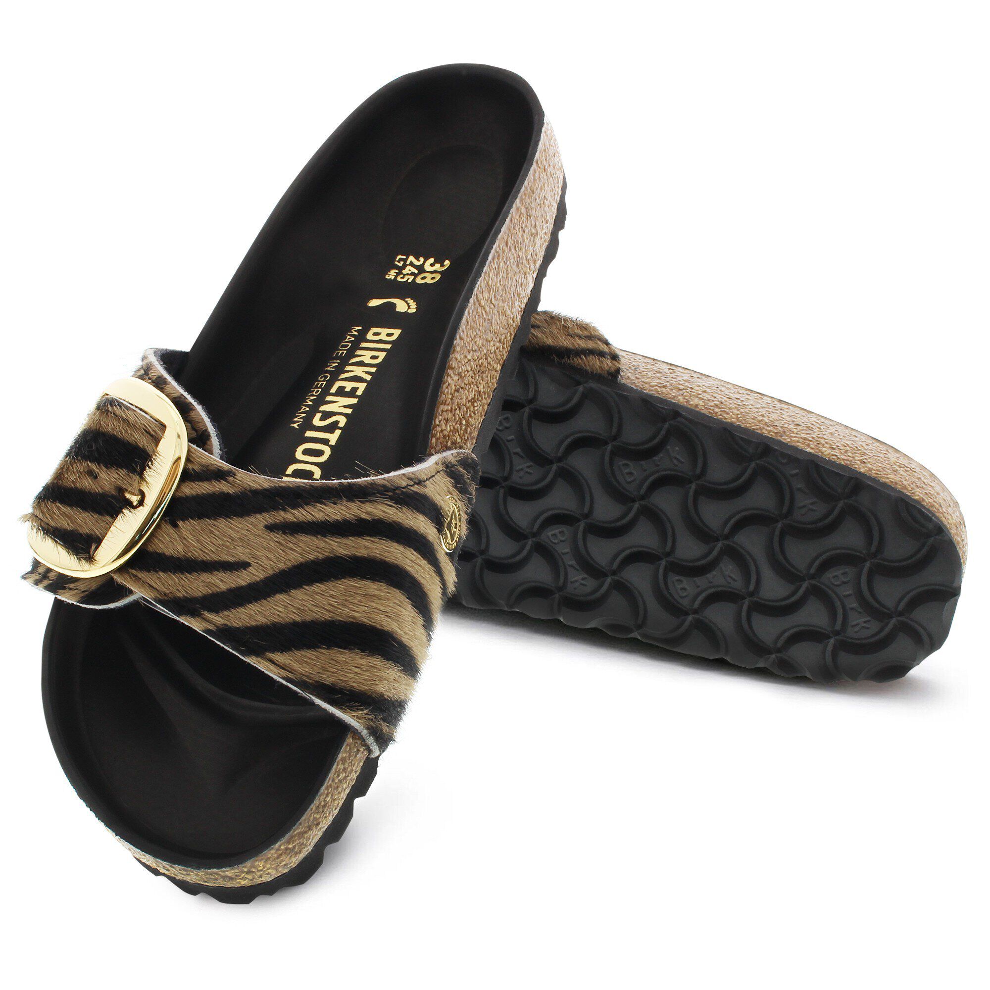 Birkenstock madrid leopard print best sale