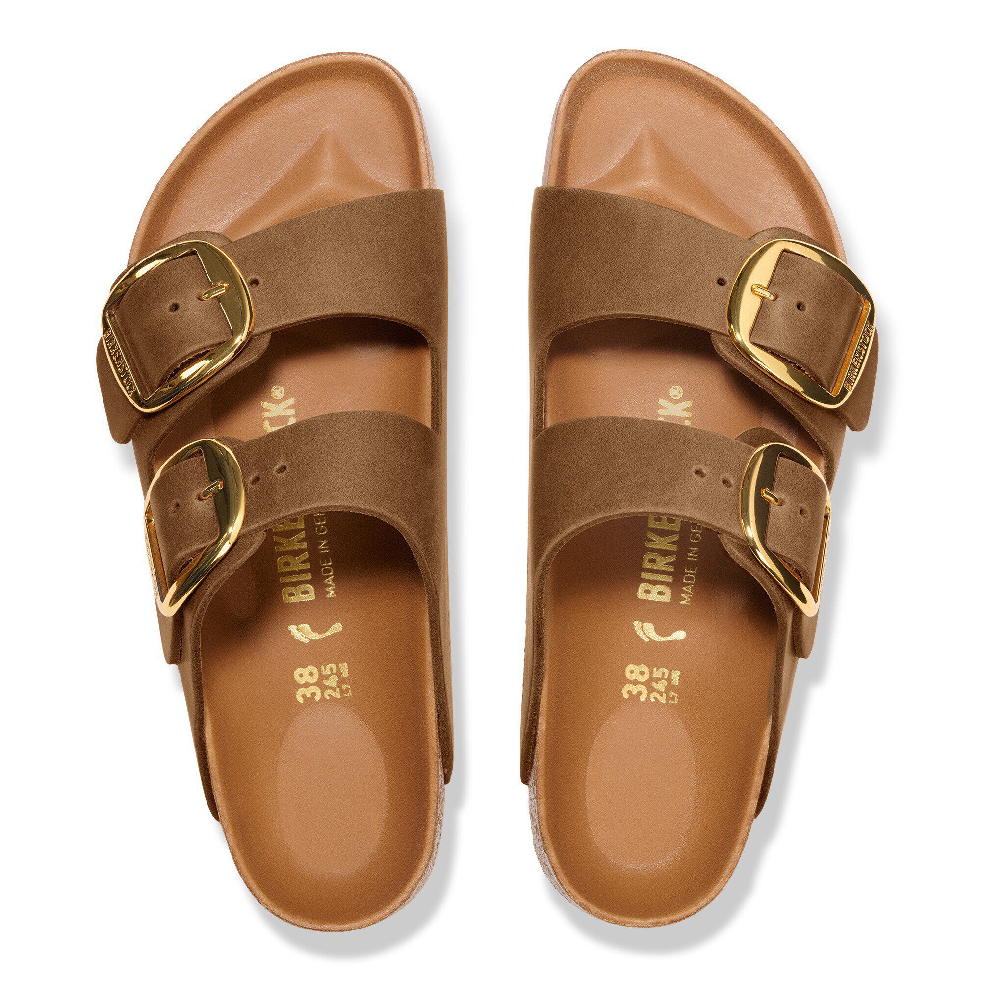 Arizona Big Buckle Oiled Leather Cognac | BIRKENSTOCK