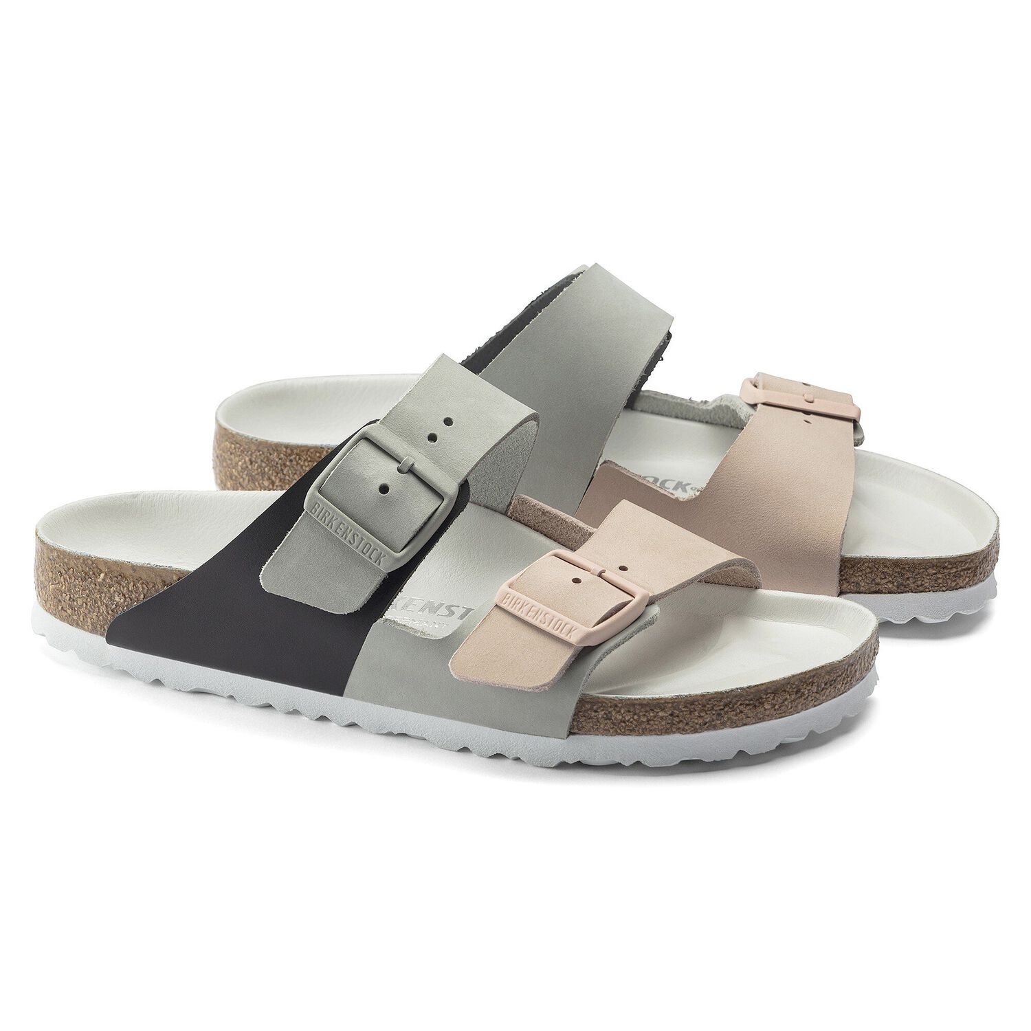 birkenstock arizona split rose