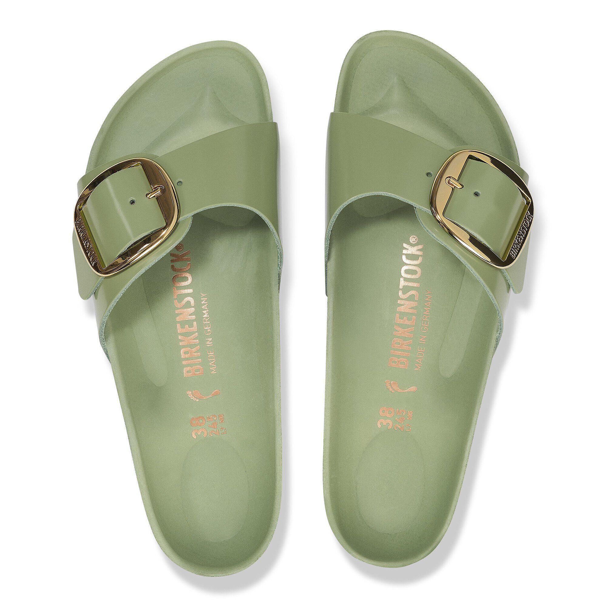 美品⭐︎Birkenstock Madrid Birkenstock Madrid Big Buckle High Shine Sandals | Free People