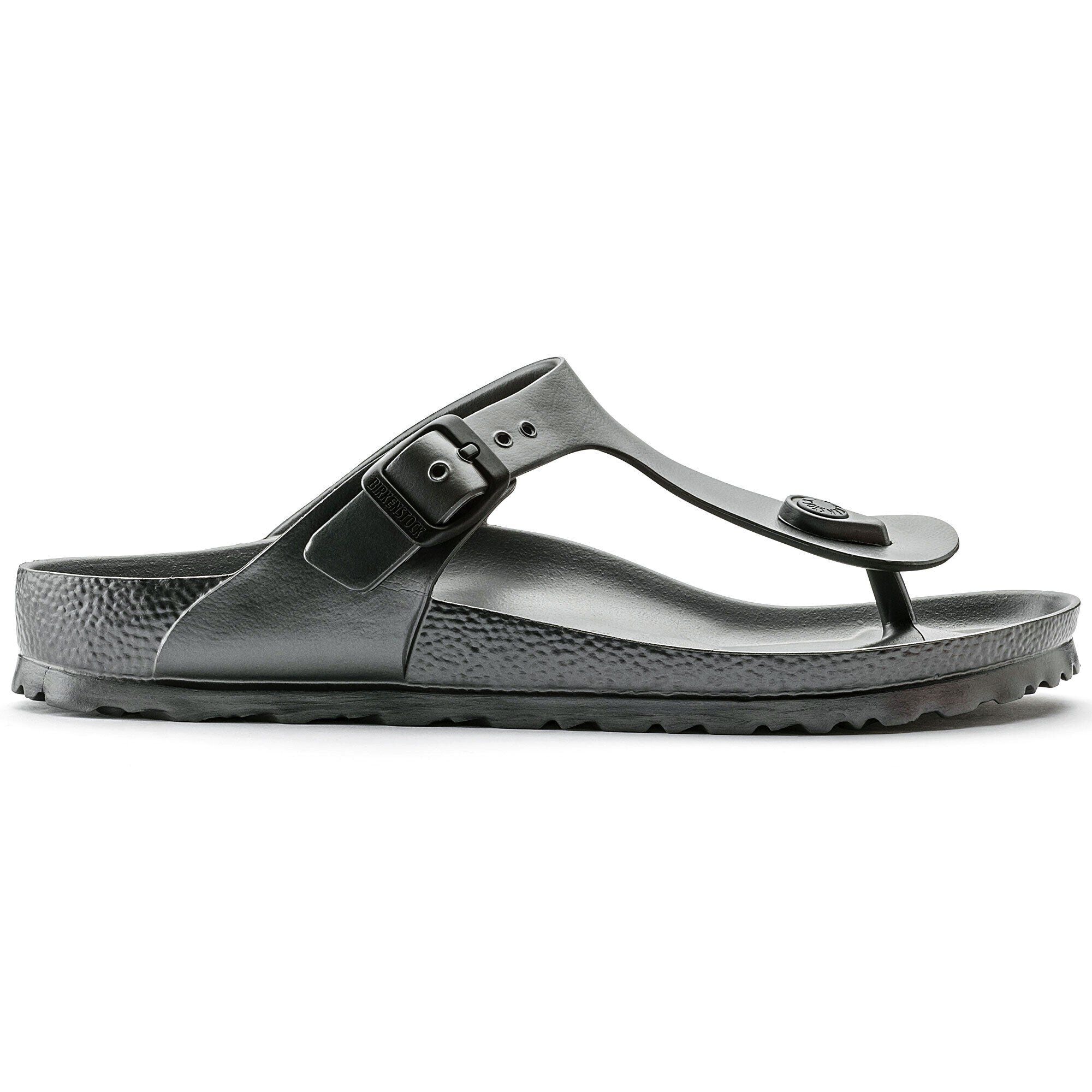 Birkenstock gizeh eva metallic silver deals