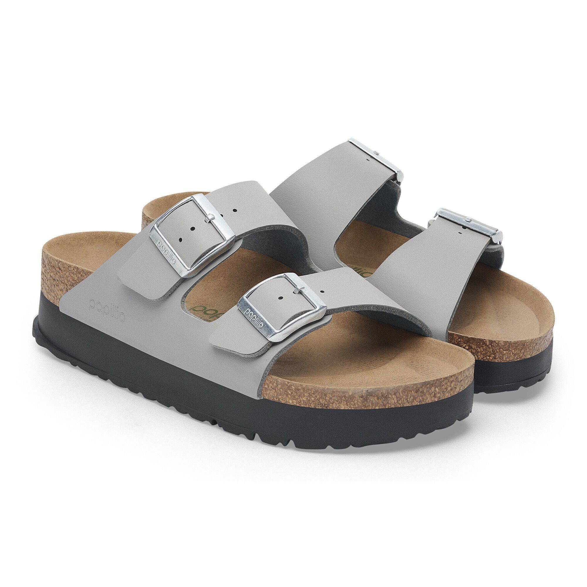 Arizona Flex Platform Birko-Flor Stone Coin | BIRKENSTOCK