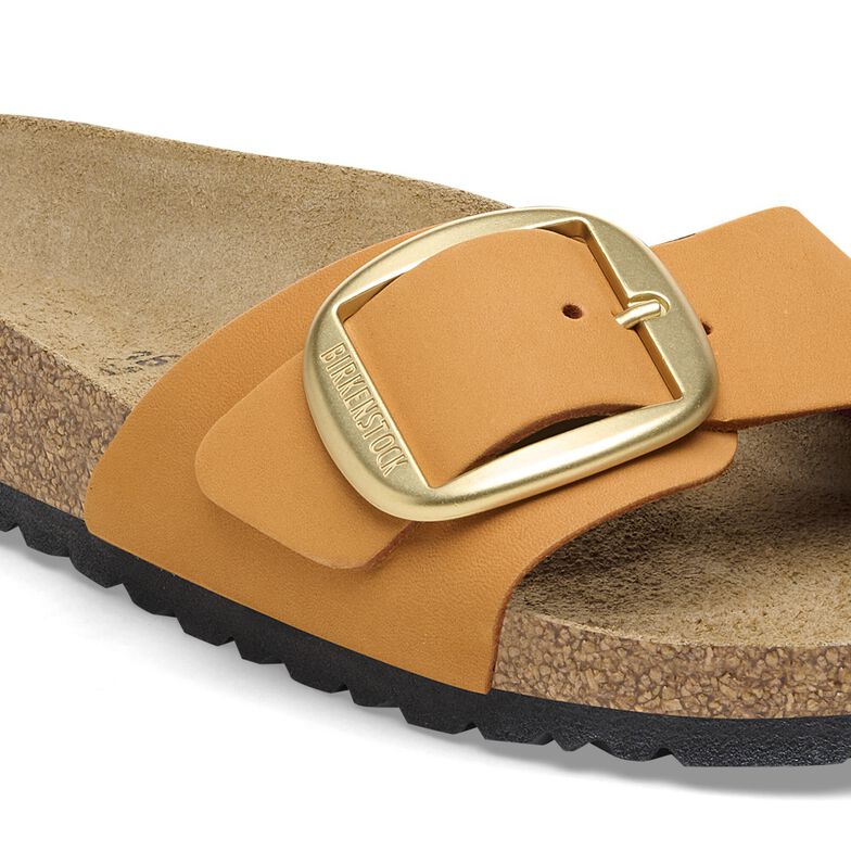 Madrid Big Buckle Nubuk Leather