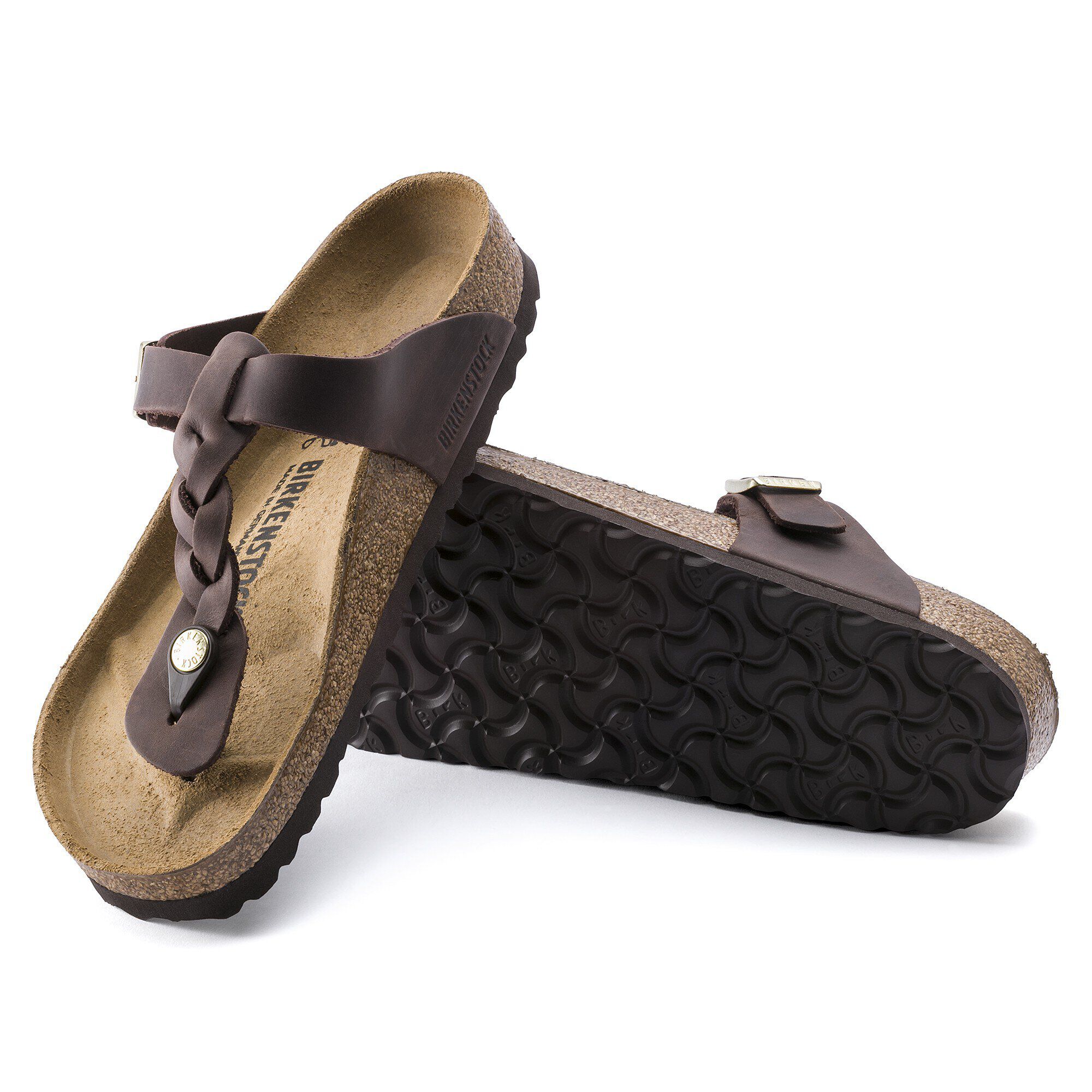 Birkenstock gizeh natural deals leather