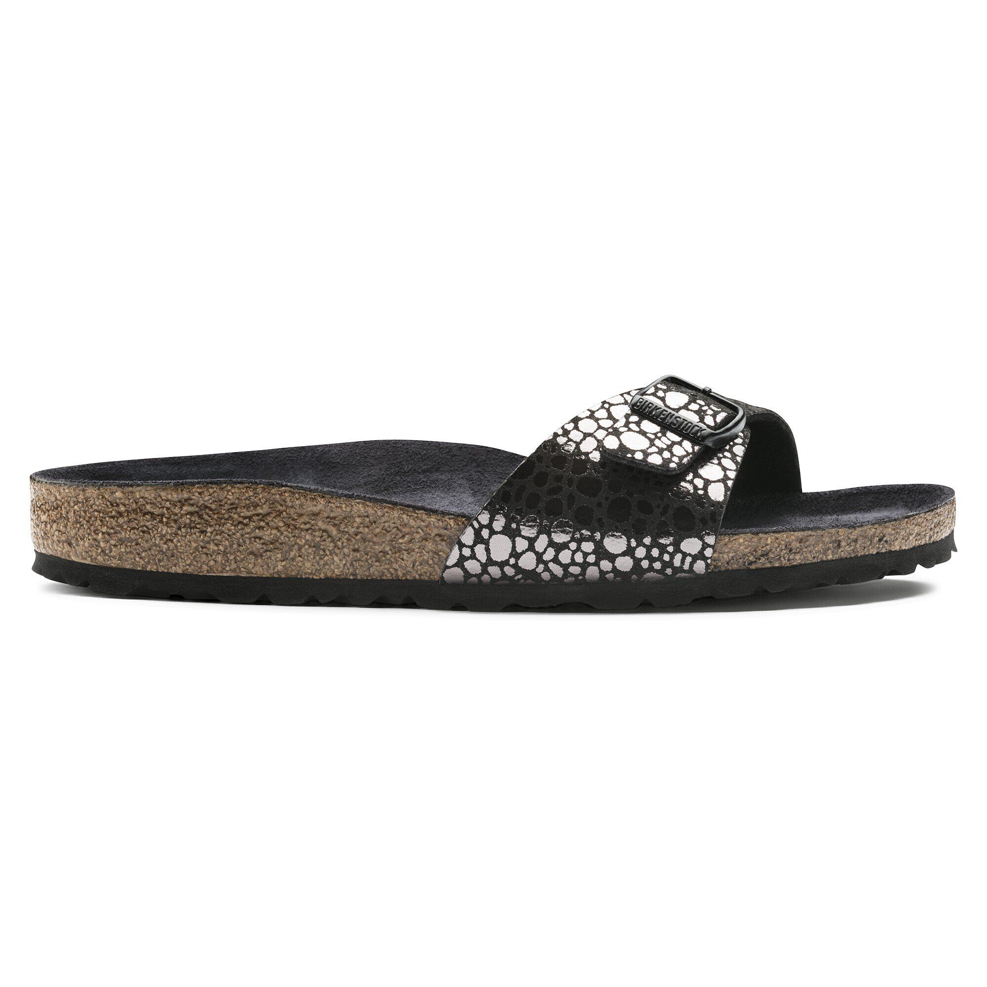 Birkenstock madrid metallic stones black sales