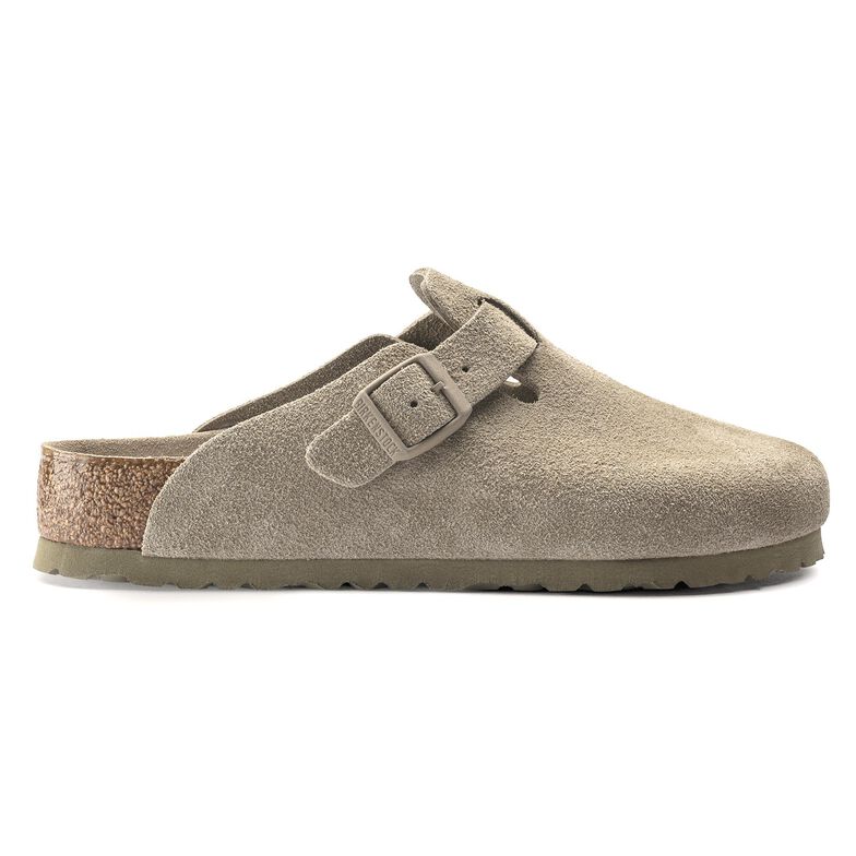 birkenstock faded khaki suede