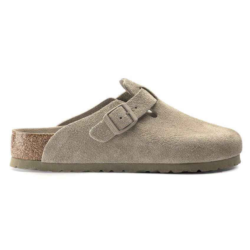birkenstock faded khaki suede