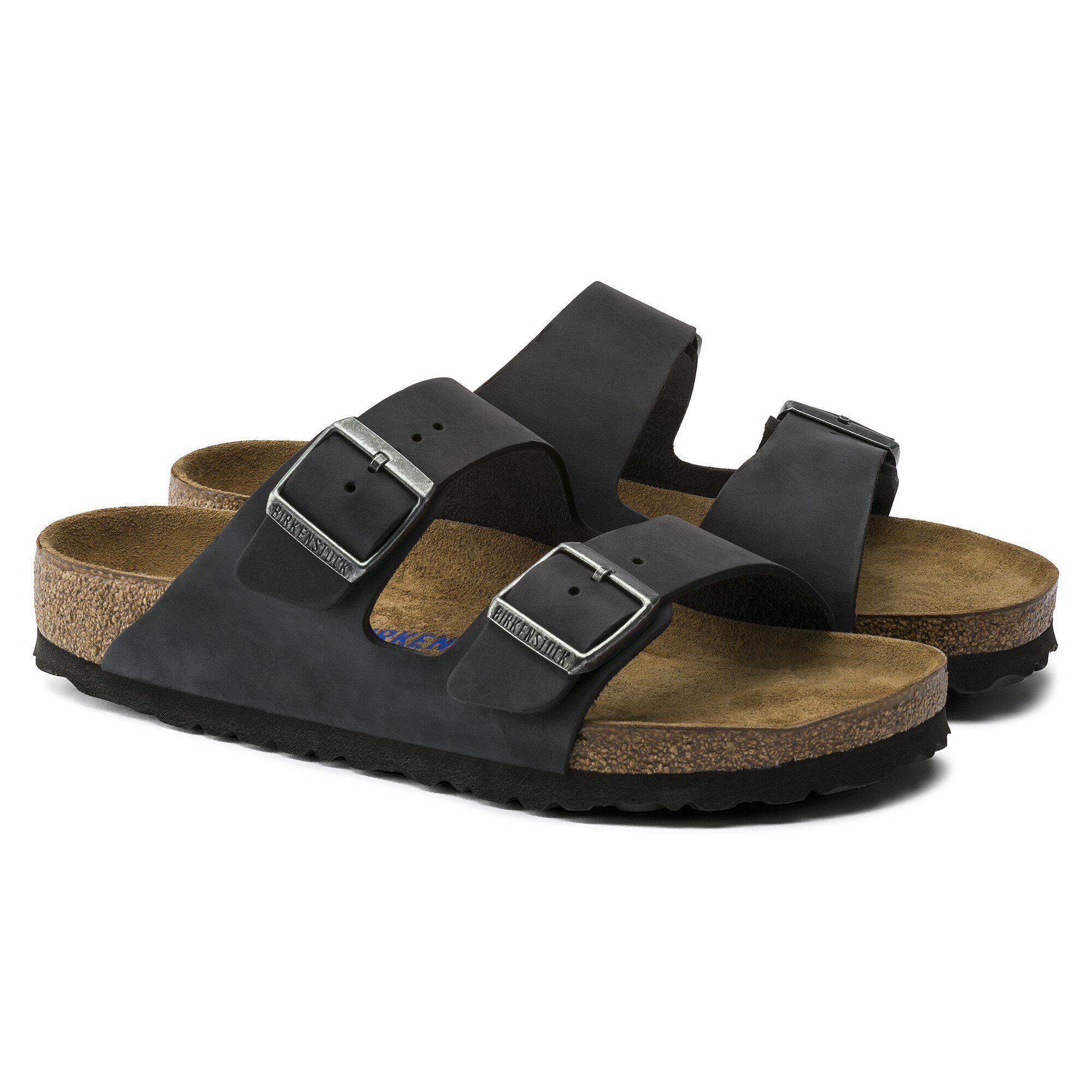 Arizona Soft Footbed Oiled Leather Black BIRKENSTOCK