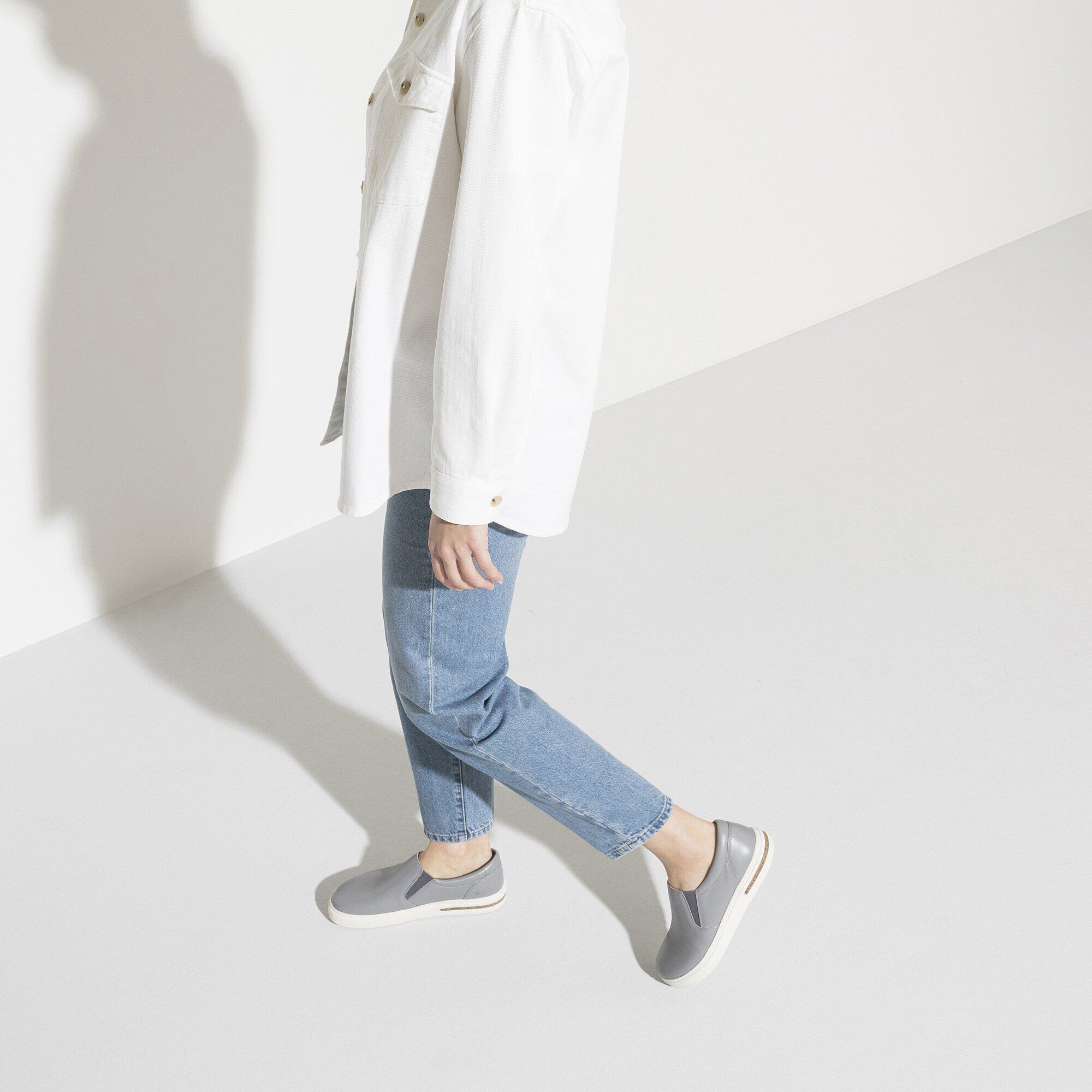Oswego Leather Gray | BIRKENSTOCK