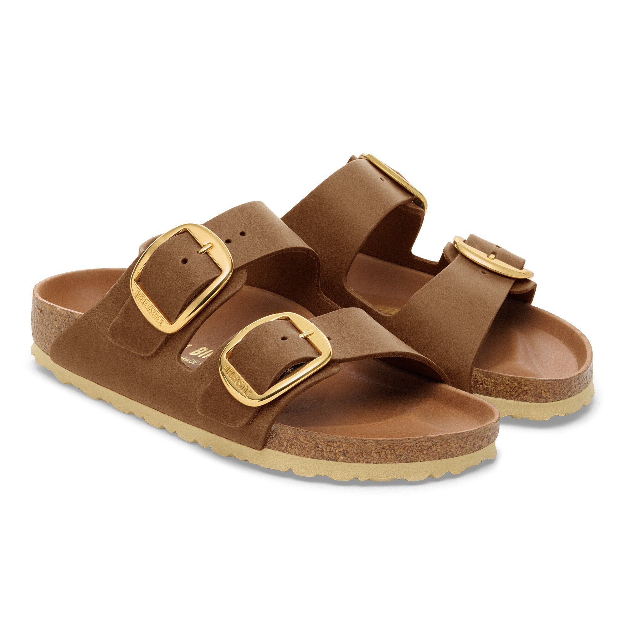 福袋 オンライン Arizona Big BIRKENSTOCK | Cognac Leather Oiled Buckle 靴