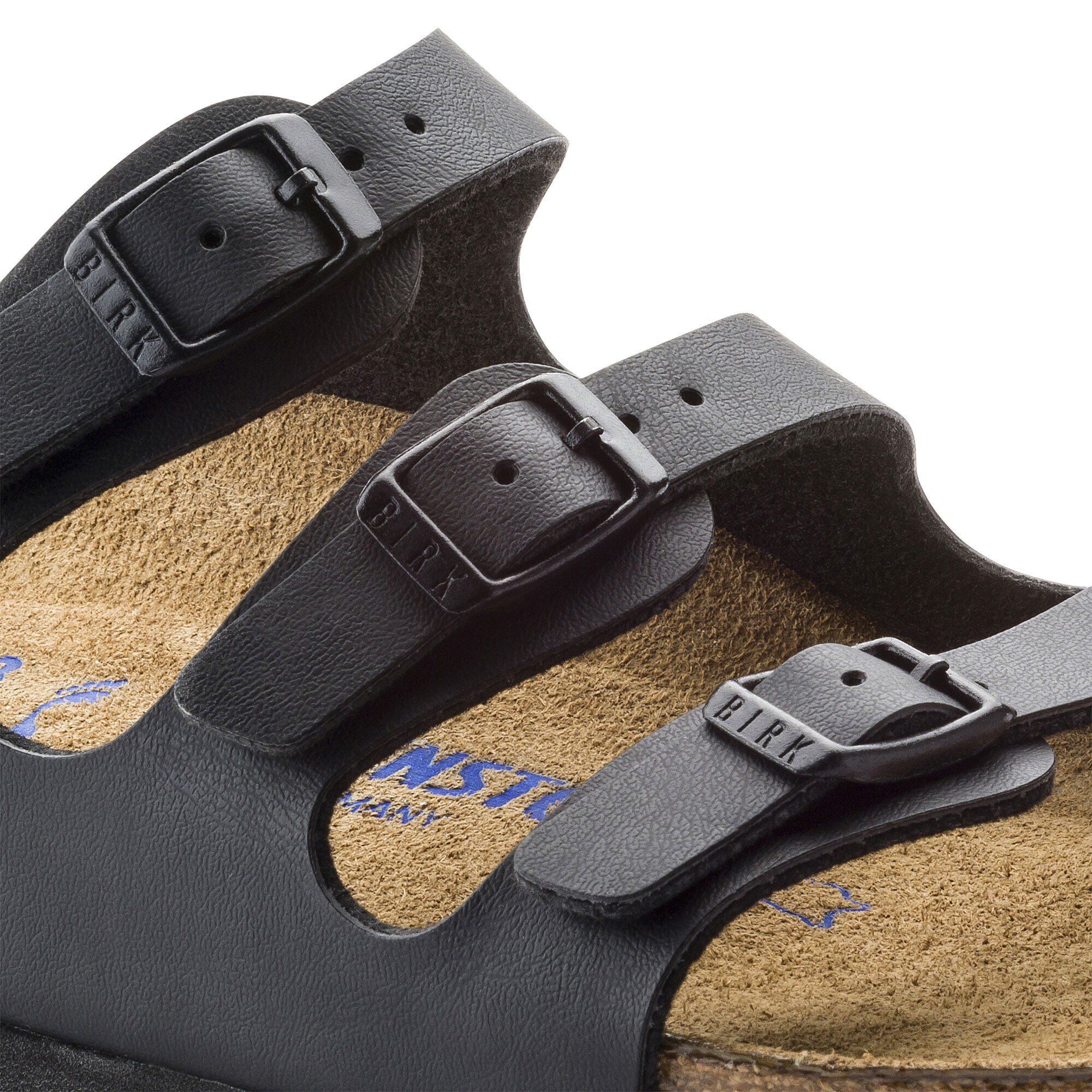 Birkenstock Florida Birko-Flor Soft Footbed BLACK