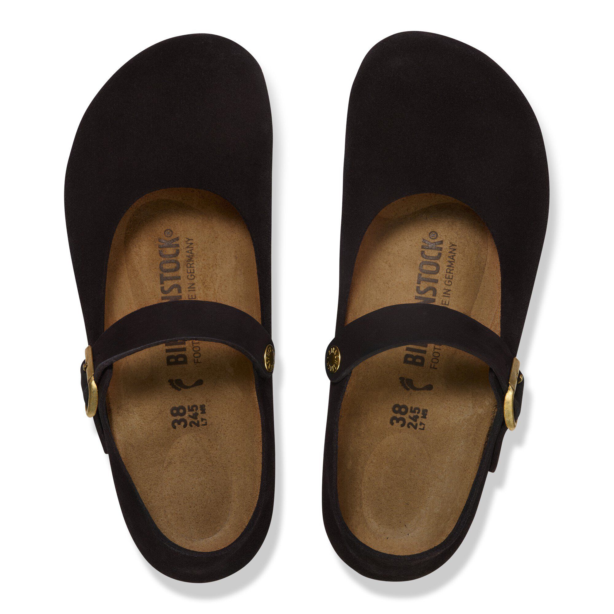 BIRKENSTOCK マントバ　36 Mantova Suede Leather Black | BIRKENSTOCK