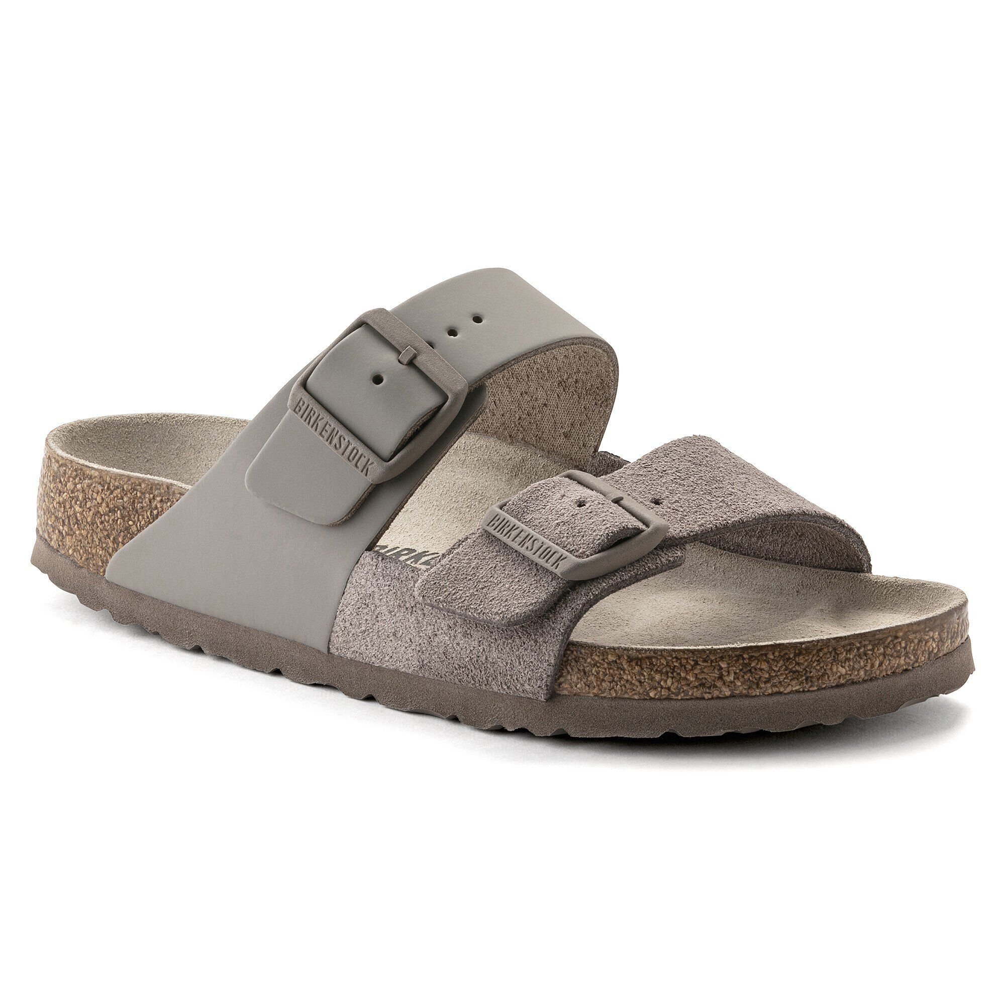 Khaki suede birkenstocks