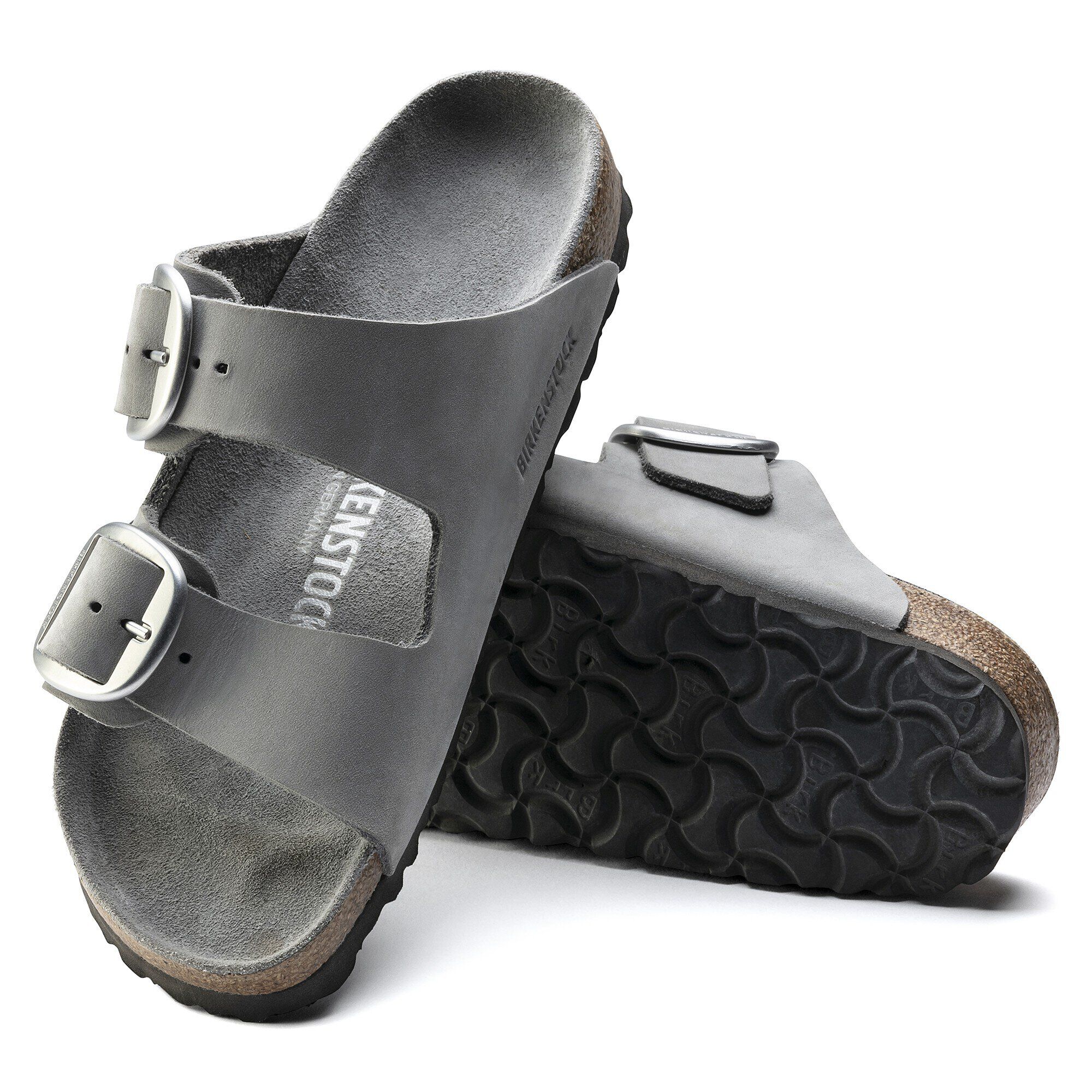 birkenstock big buckle dove gray