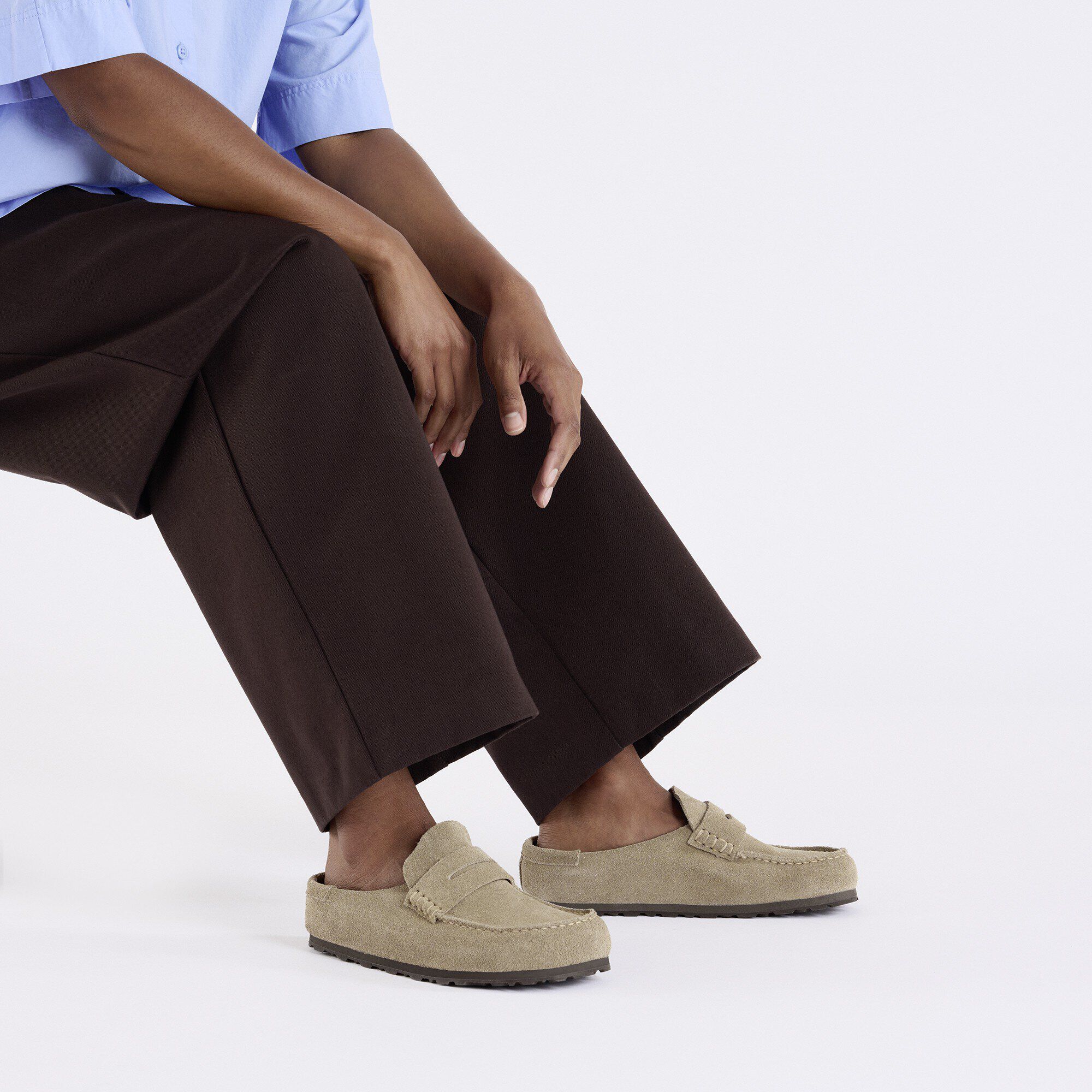 Naples 2.0 Suede Leather Taupe | BIRKENSTOCK Naples 2.0 Suede Leather Taupe | BIRKENSTOCK