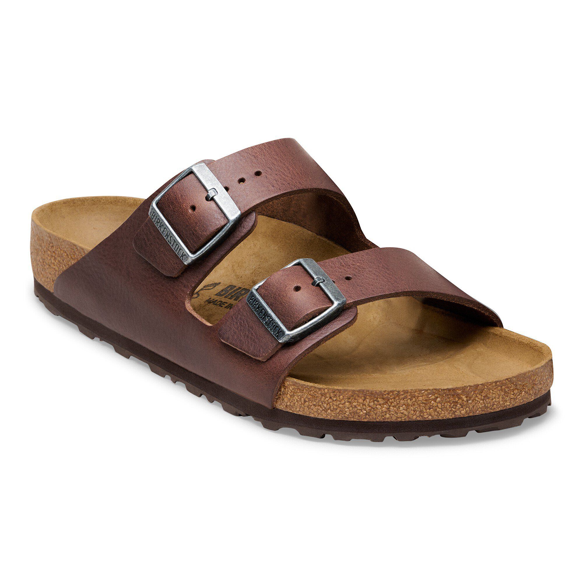 Arizona Grip Leather Vintage Wood Roast | BIRKENSTOCK